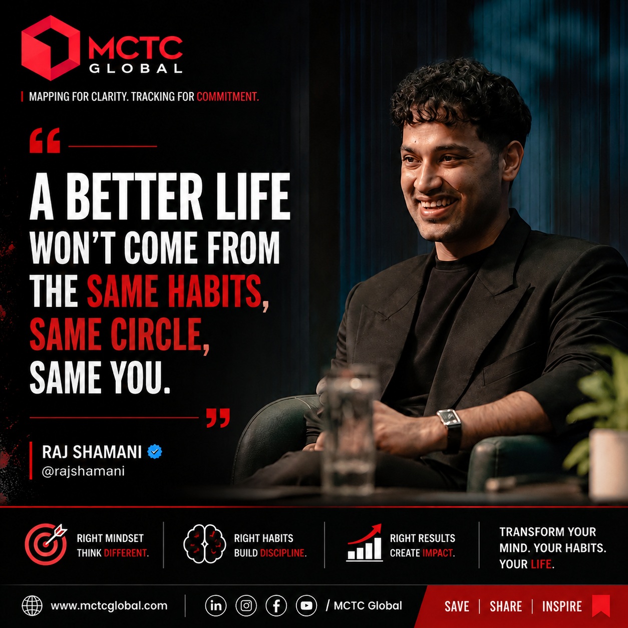 Successful people don’t leave growth to chance.
They build habits that move them forward.
If people at the top value their habits, why shouldn’t you?
🎯 Discover the habits shaping your success.
📩 Contact MCTC Global for your Habit Assessment.
Track Today. Transform Tomorrow.
#MCTCGlobal #HabitCoaching #SuccessHabits #PersonalGrowth #habittracking #selfimprovement #values #disciplineequalsfreedom #positivepsychology