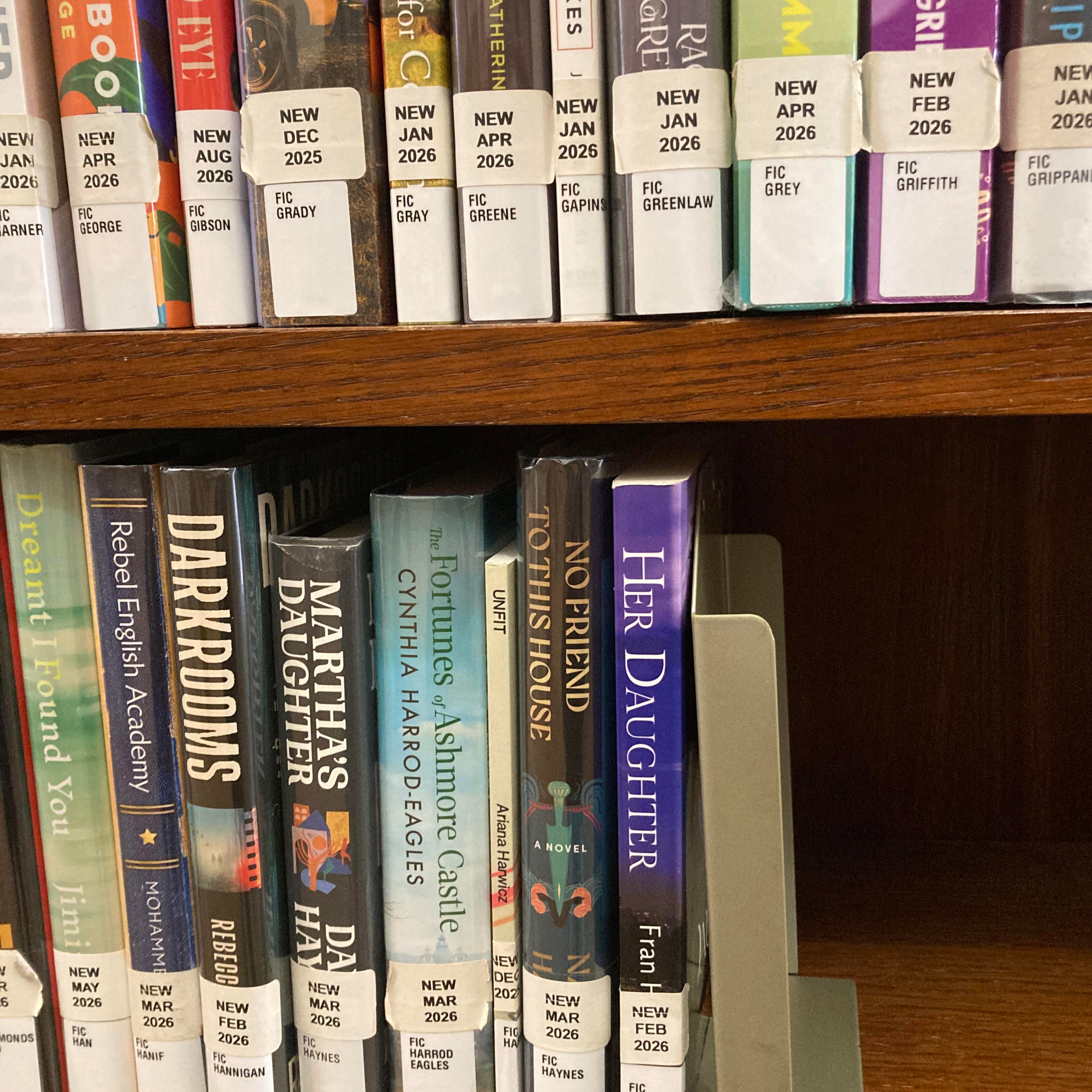 It was so exciting to see my newest novel HER DAUGHTER on the "New Fiction" shelf at #nypl the #NYC public #library!
It's at the St Agnes (2d photo), Hudson Park & Todt Hill branches & also available as an ebook.
Can you find it at your library? If not, please ask the library to order it. You'll need the ISBN number: 978-1685136994
It's also now available on Kindle Unimited.
#fiction #families #divorce #blackrosewriting #California #parental-alienation #writingcommunity #authorlife #bookstagram #amreading