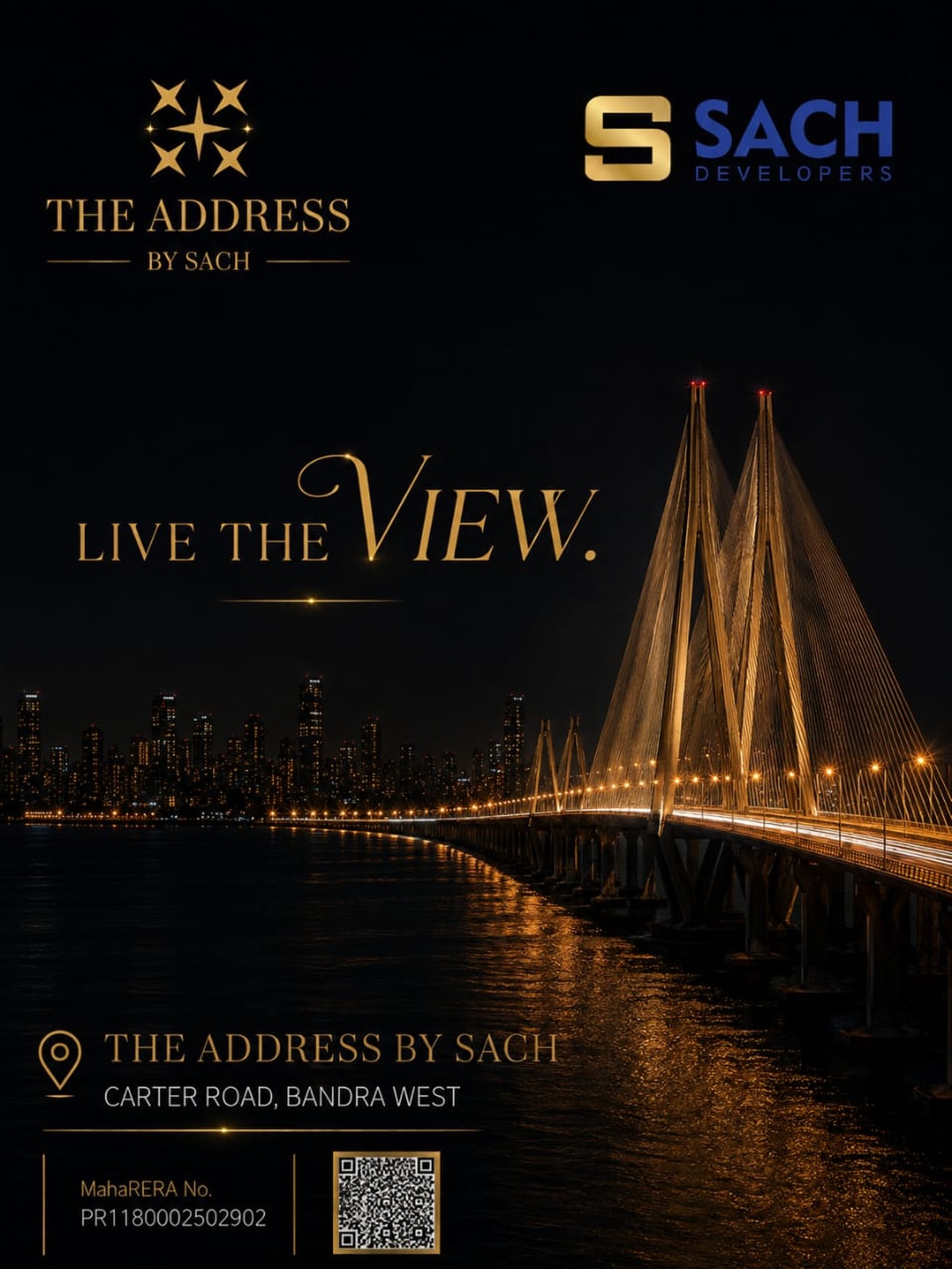 A view that speaks for itself.
The Address by Sach — where every frame feels iconic.
By Sach Developers