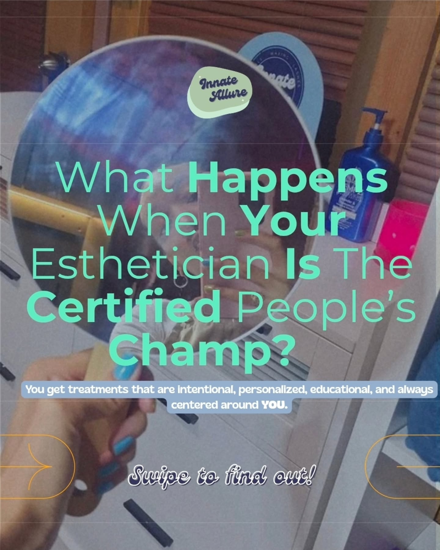I'm not coined the People's Champ as a cute title. It's a reflection of how I choose to show up for every client who sits in my treatment room.
I don't believe in one-size-fits-all facials, pushing products you don't need, gatekeeping skincare knowledge, or treating your skin the exact same way every appointment.
I believe in intentional care.
That means customizing your treatment based on your skin's needs that day. Understanding ingredients and skin physiology. Continuing my education. Personally testing the products I recommend. Respecting your budget. Explaining the why behind my recommendations. And creating an environment where you can actually slow down and take care of yourself.
Because I don't want you to simply leave my studio with glowing skin.
I want you to leave understanding your skin, feeling confident about caring for it, and knowing that you were genuinely cared for.
That's the kind of esthetician I wanted to be when I opened Innate Allure...and two years later, that's still the standard. 💙
So if you've ever wondered what makes my approach different...
Now you know. 🏆
#BlackEstheticianChicago #ChicagoEsthetician #WestLoopChicago #ChicagoSkincare #WestLoopEsthetician