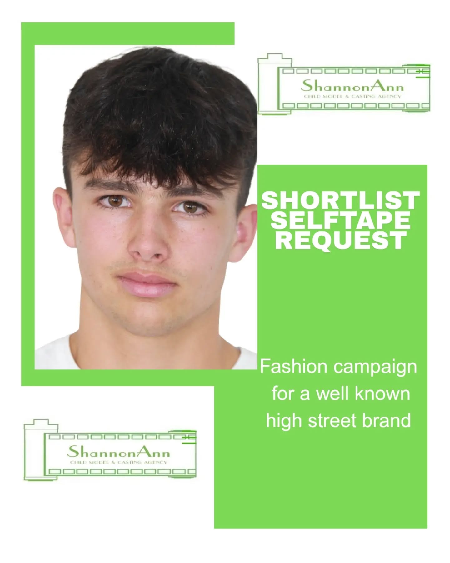 Good luck to Oliver π€πΌ
#shannonannagency #proudagents #fashionbrand #casting #modelagency