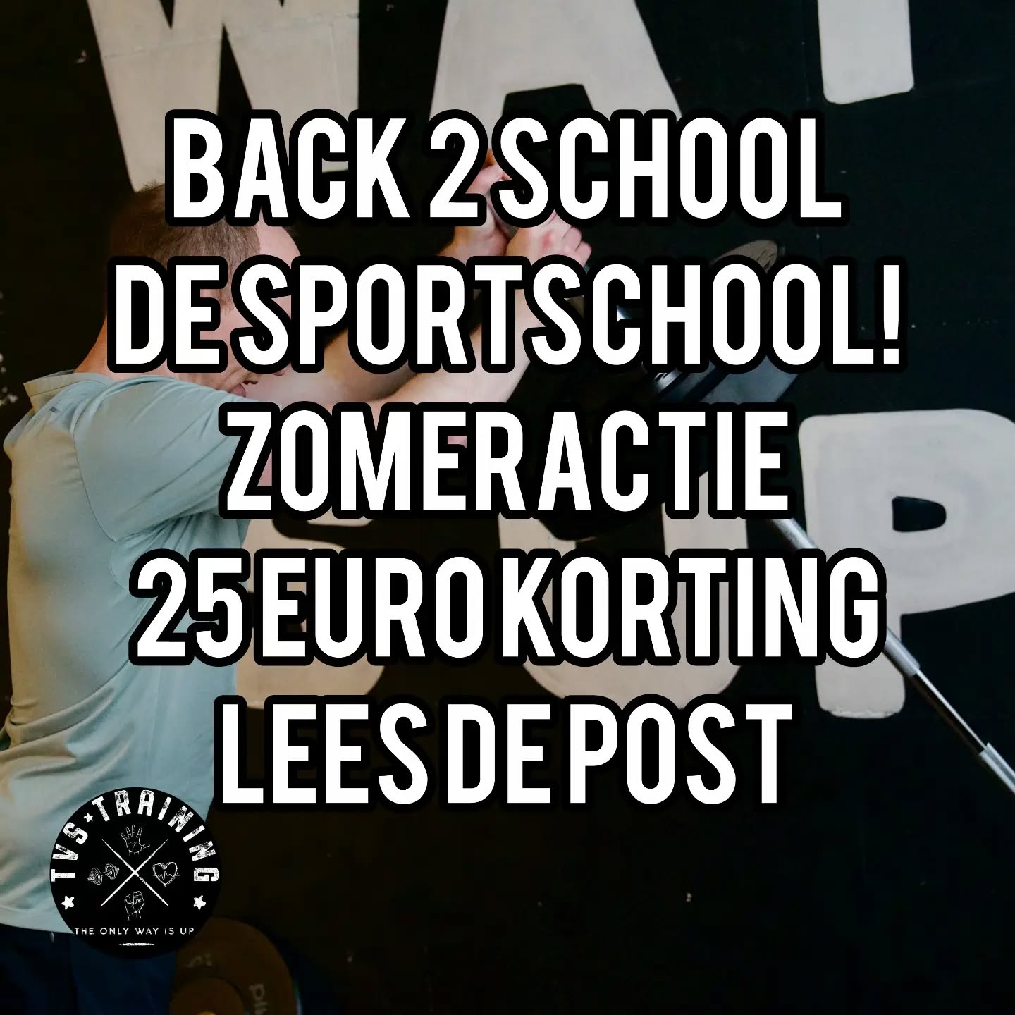 25 EURO KORTING!
Terug in het ritme, terug naar de gym. Nu 25 euro korting op rittenkaarten en nieuwe abonnementen! Dit betekent dat je bij abonnementen dus geen inschrijfkosten hoeft te betalen en bij rittenkaarten een gigantische korting krijgt.
Vul in bij het afrekenen de kortingscode: SUMMER25
GELDIG VANAF DE EERSTE SCHOOLDAG 24/8 TM DE REST VAN DE MAAND AUGUSTUS.