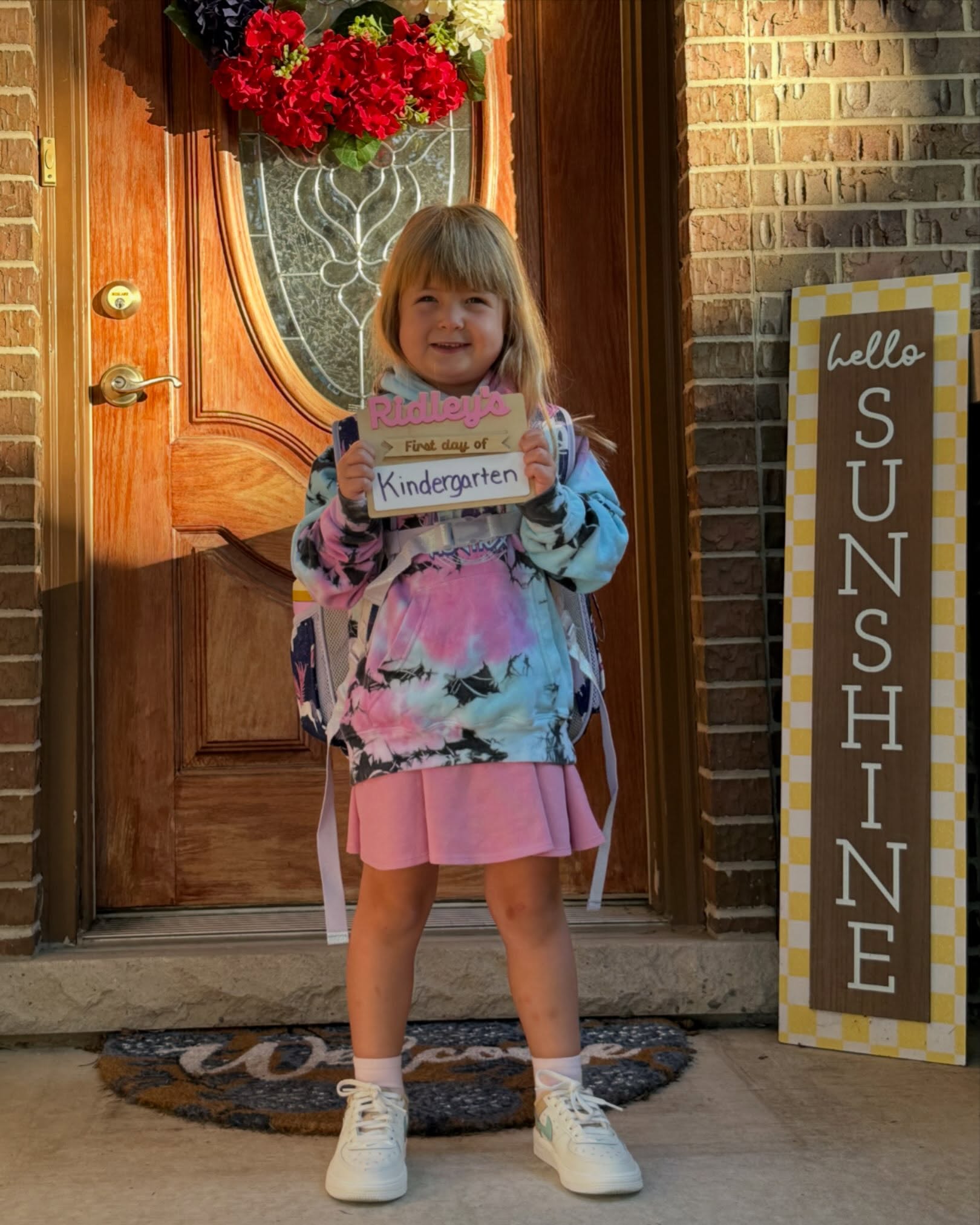 There she goes! Ridley is brave and kind and curious- and now she’s a kindergartner!! Happy first day of school, CPS! Let’s go get some knowledge.
