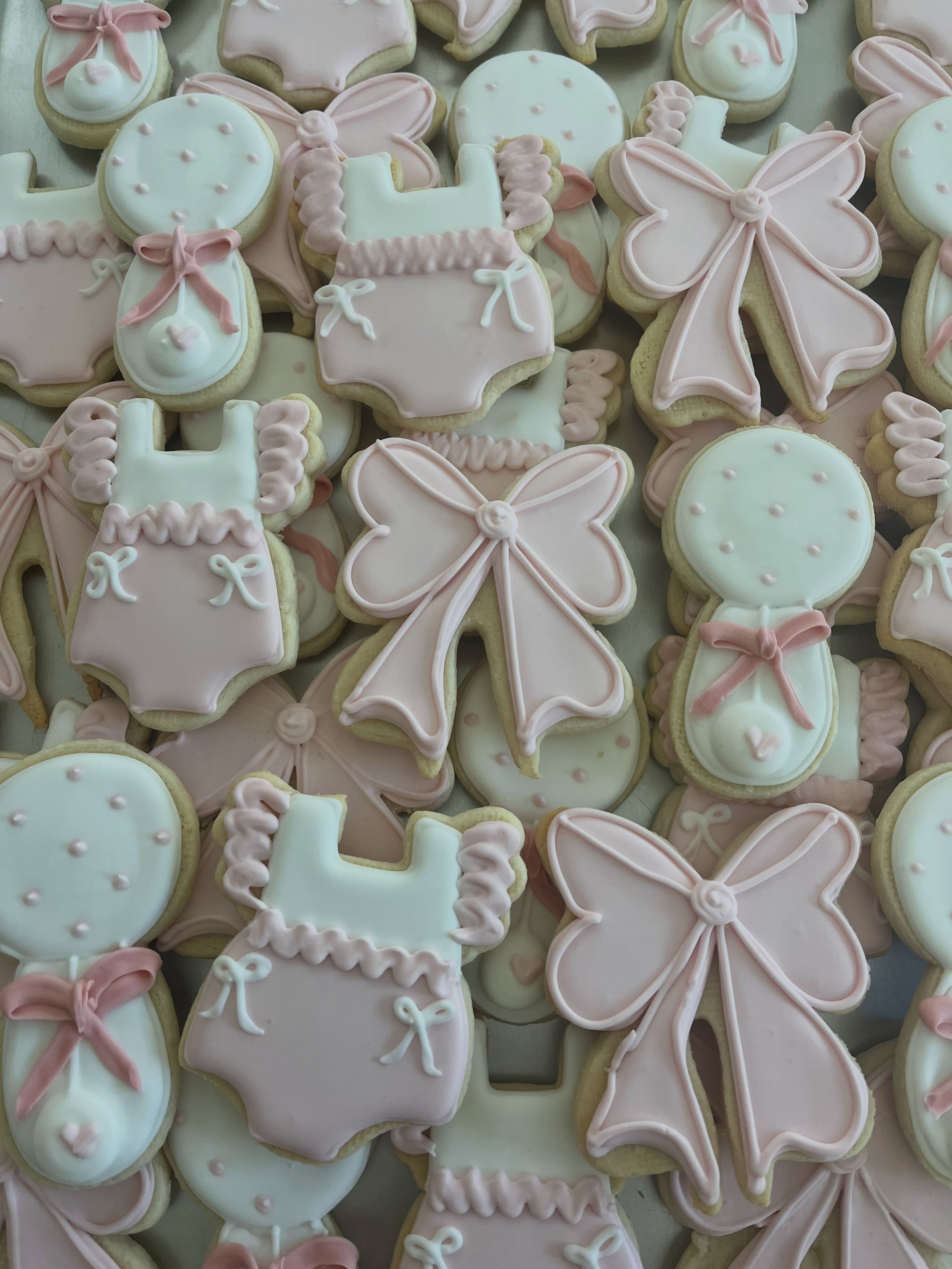 Baby girl cookies π
