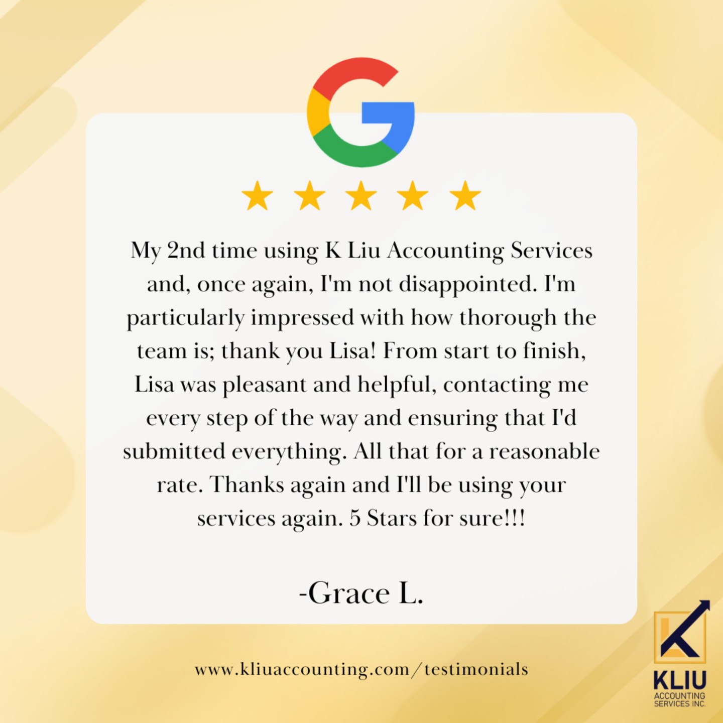 🌟 What Our Clients Say About Us 🌟
At K Liu Accounting Services Inc., we take pride in delivering exceptional bookkeeping, tax services, and accounting expertise. From small businesses to individuals, our clients trust us as their go-to Winnipeg accounting firm and virtual accountant for personalized solutions.
Don't just take our word for it! Read what our amazing clients have to say about our tax accountant Winnipeg services and accounting solutions by visiting 👉 Check out our link in bio!
Your success is our mission! 💼
#Bookkeeping #Accounting #SmallBusiness #Winnipegaccountant #Manitobabookkeeper #Manitobaaccountant #accountingservices #bookkeepingservice #CPA #ExploreMB #OnlyInThePeg #smallbusinessaccountant #SmallBusinessSupport #TaxAdvice #taxprofessional #taxspecialist #WinnipegAccountant #winnipegsmallbusiness #onlineaccountant #virtualaccountant