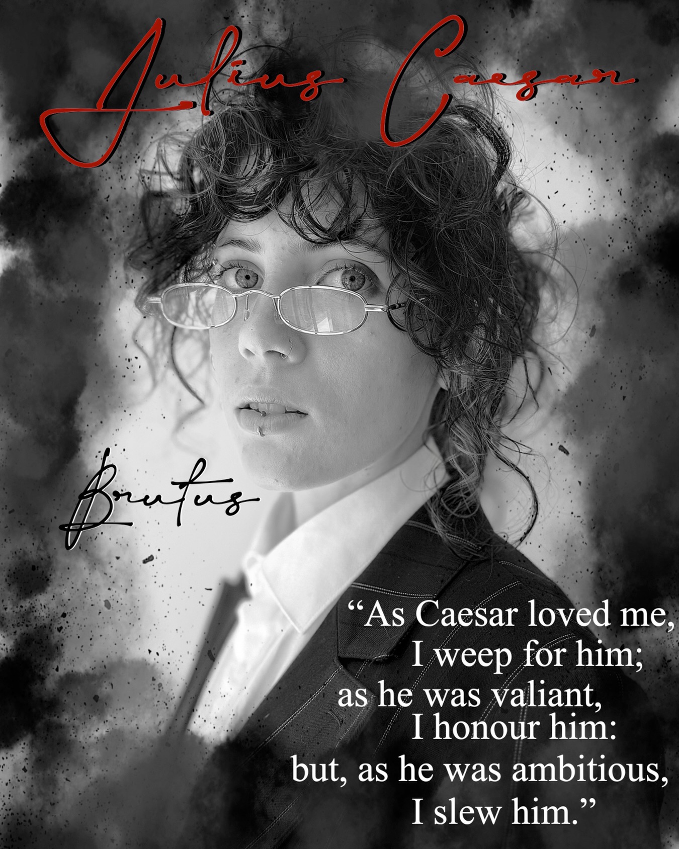 Brutus, an honourable woman at war with herself, is played by Senior Company member, Sita FitzGerald.
“As Caesar loved me, I weep for him; as he was valiant, I honour him: but, as he was ambitious, I slew him.”
Witness Brutus grapple with moral and political conflicts in HaBYT’s production of Julius Caesar, in association with the Hawke’s Bay Arts Festival, this October 9 & 10 at Toitoi Functions.
Ticket link in highlights.