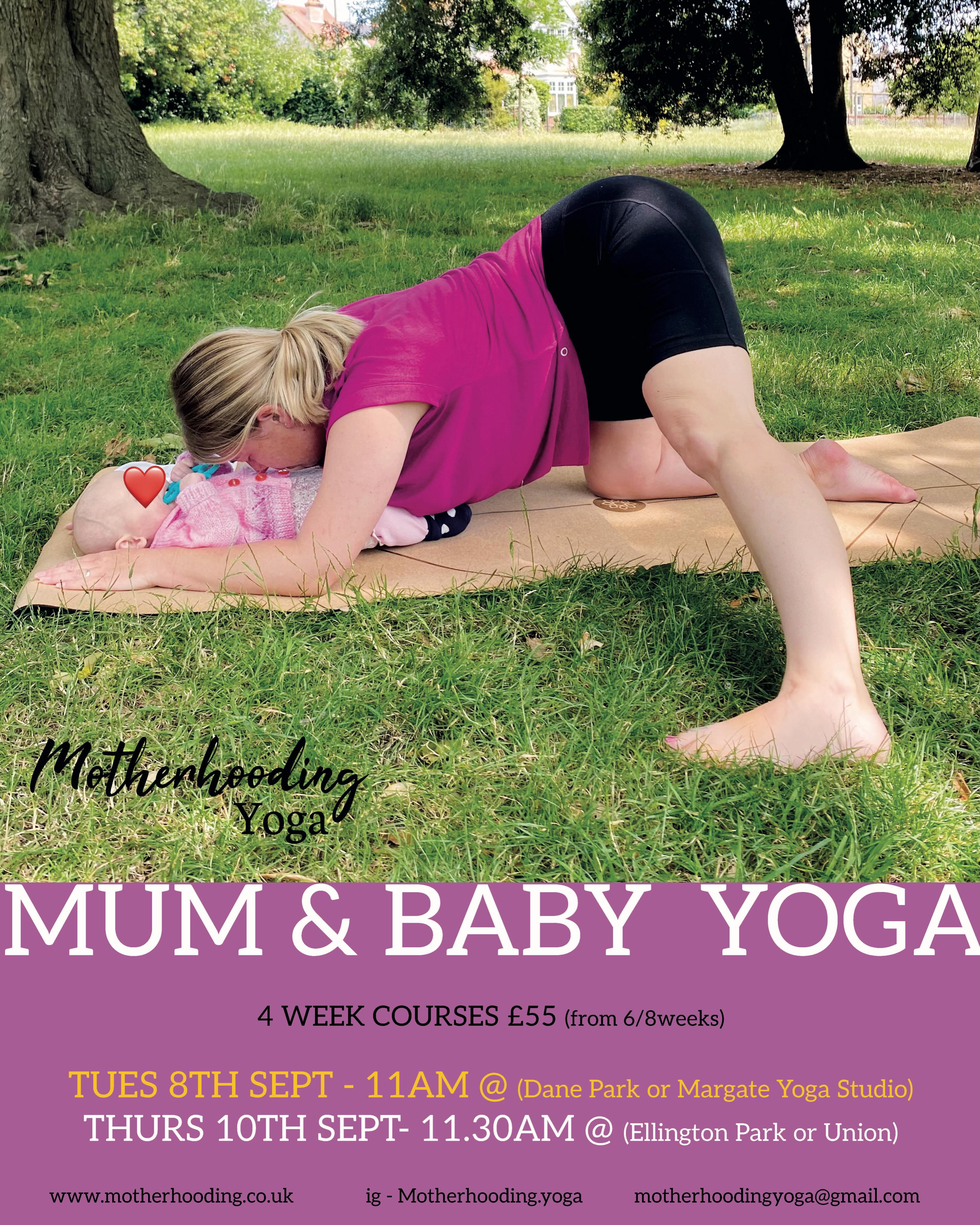 Join us for Mum and Baby Yoga @unionramsgate and @margate_yoga_studio
—-
Timetable:
Tuesdays Margate: babies 6/8 weeks.
Thursdays Ramsgate: babies 6/8 weeks
—-
I’m a doula, Antenatal Educator & Birthlight qualified yoga teacher and I’ve supported hundreds of women through both their Prenatal and Postnatal yoga journey.
The course is designed to empower you through movement, reconnecting you with your body and mind, supporting you physically by nurturing and strengthening your new body. It’s a great way to bond with your baby & give them a little treat with a baby massage. You’ll get to meet other local Mamas.
Courses include a *FREE hot herbal tea to share with new friends after class @hightidesocialcafe on Tuesdays or @hellounioncafe on Thursdays
*with every food purchase at Giant and High Tide and with every hot food purchase at Union
——-
Suitable from 6/8 weeks postnatal
——-
#mumandbabyyoga #babyyoga #mumyoga #postnatalyoga ramsgate margate thanet mum baby newmum yoga