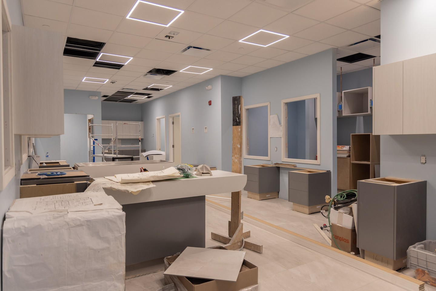 Behind the ceiling tiles at the new Paw Lick Veterinary build 🐾⚡
➤ Conduit and junction boxes roughed in
➤ Wiring planned before the ceiling closes up
➤ Built to handle a busy vet clinic's power needs
➤ Another Victoria build taking shape
This is the part nobody sees once it's done right. Got a commercial project in the works? Send us a message.