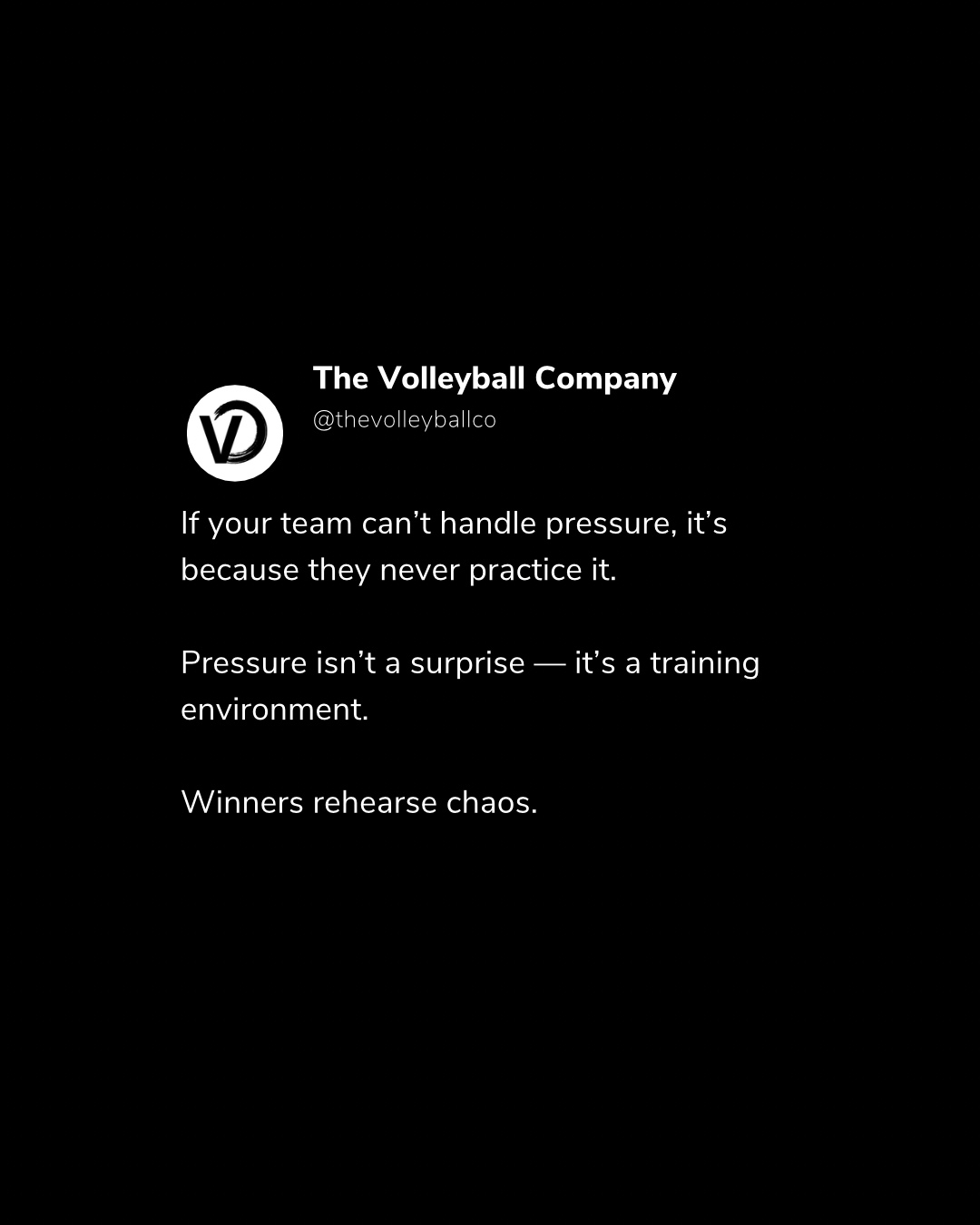 Pressure needs to be practiced🔥
Comment “yes” if you agree ✨
#Volleyball #AthleteQuotes #VolleyballCoach #CoachQuotes