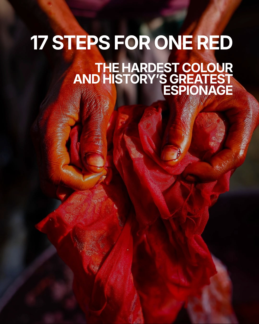 Turkey red took seventeen steps, and European states sent spies after the sequence because nothing else held. The method is obsolete. The standard it set is not. A red that survives light and washing is still one of the hardest things to produce on cotton.
For us it comes down to three things:
— Fastness is a test result, not a lab dip someone liked the look of
— Reds bleed and crock more than any other family, so they get the strictest checks
— One chain. We dye what we develop, so a red is corrected in the bath rather than argued about later
Seventeen steps became one recipe. The standard they were chasing is still the one worth meeting.
Compass Tex.
#fashionmanufacturing #garmentmanufacturing #fashionproduction #textilemanufacturing #fabricdevelopment