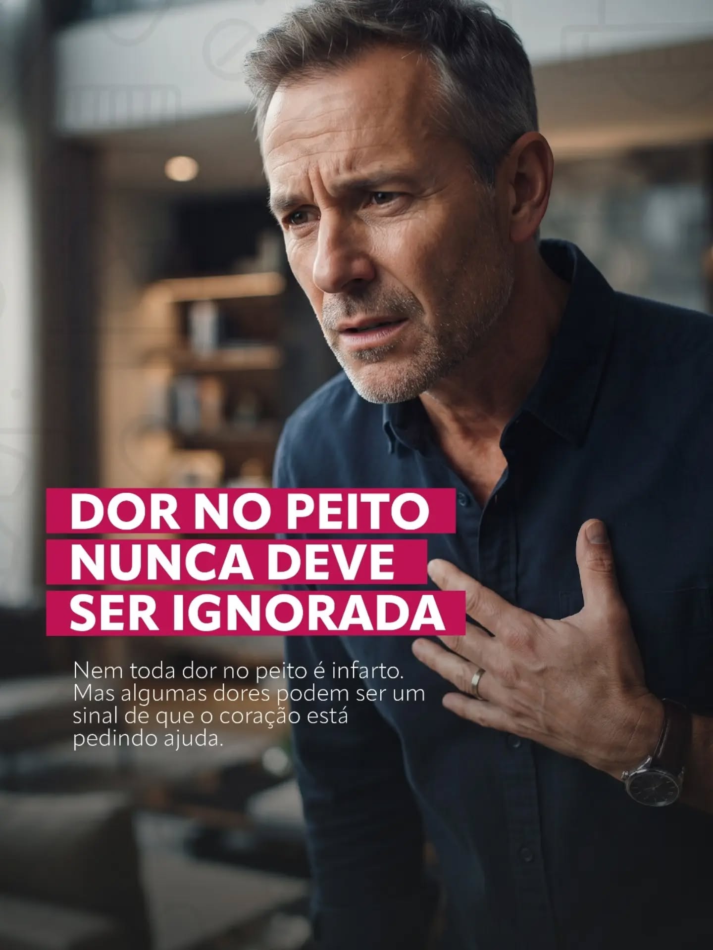 Dor no peito é sempre infarto? ❤️🩹
Não. Existem diversas causas para a dor no peito. Mas o problema é que, em alguns casos, ela pode ser um sinal de um problema cardíaco grave.
Pressão, aperto ou peso no peito, principalmente quando acompanhados de falta de ar, suor frio, náusea, tontura ou dor irradiando para braço, costas, pescoço ou mandíbula, são sinais que merecem atenção.
🚨 Na dúvida, não espere a dor passar. Procure atendimento médico imediatamente.
Cuidar do coração também é saber reconhecer os sinais que ele dá.
Salve este post e compartilhe com quem você ama.
#DorNoPeito #Infarto #SaúdeDoCoração #Coração #Cardiologia Saúde Prevenção DrFernandoFrazão