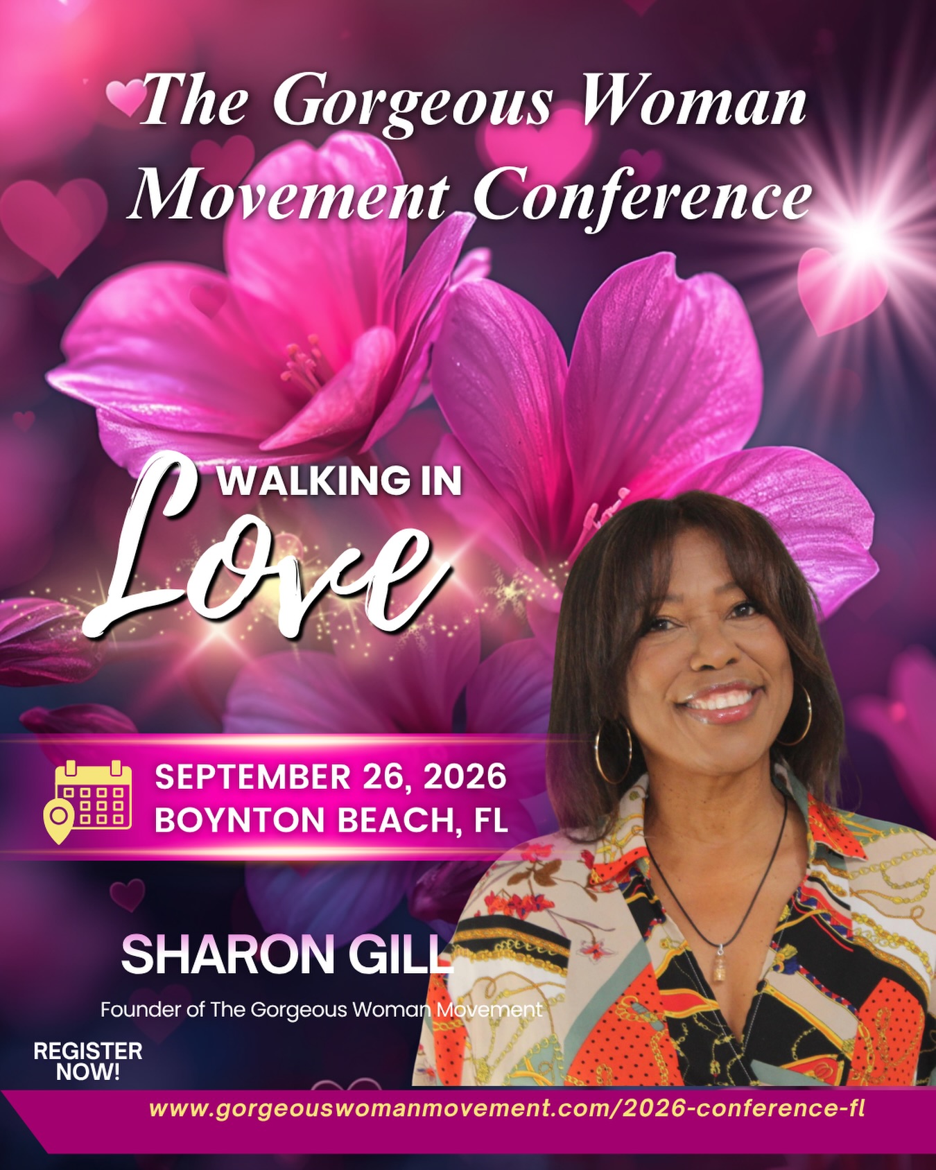 Let's go South Florida! Register for the Walking in Love Conference on 09/26/26 at the Indian Springs Country Club in Boynton Beach. Ticket information in bio.
#gorgeouswomanmovement