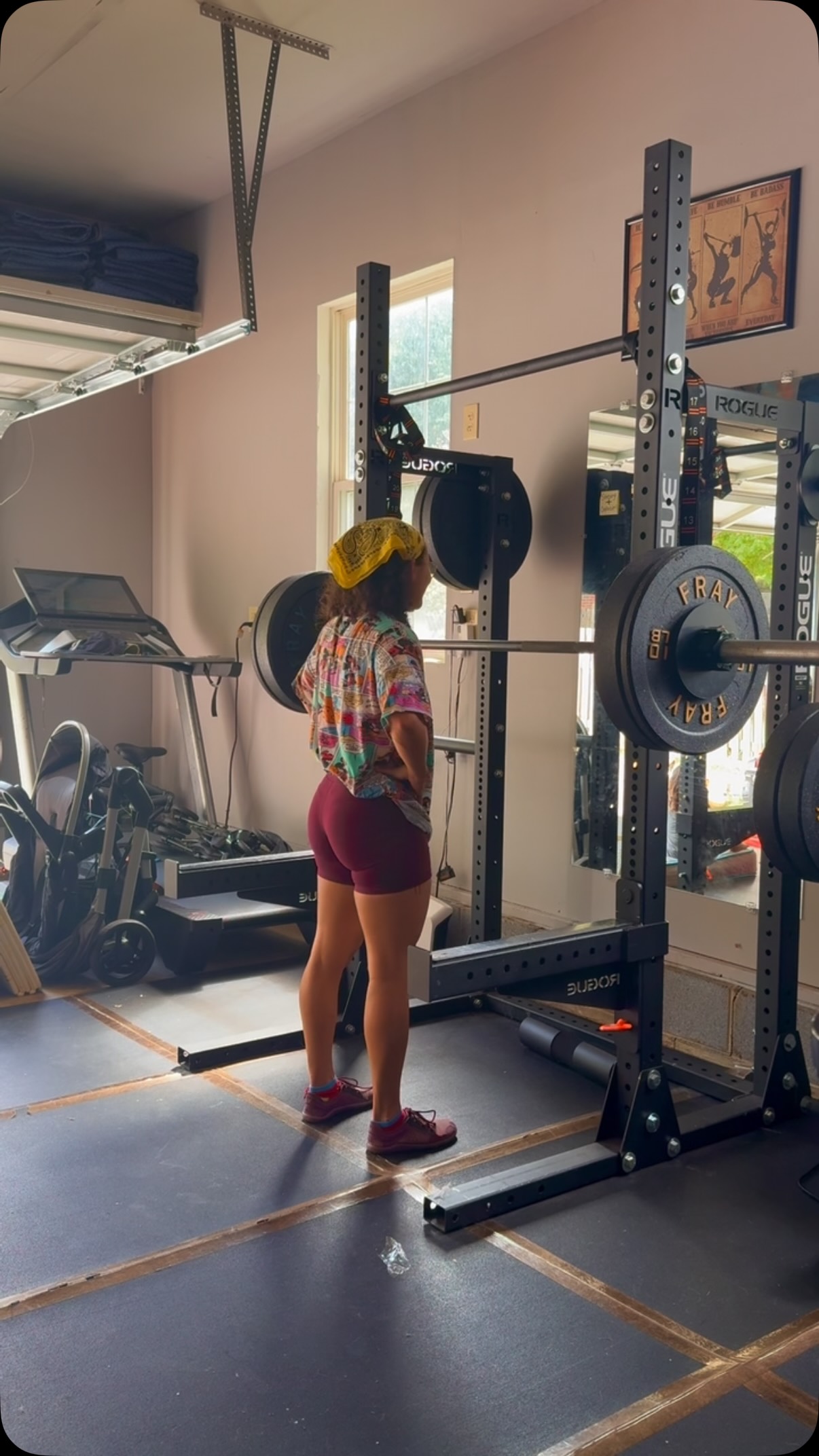 … this is what my husband teaches them…
#momlife #militarywife #motherhood #homegym funnny