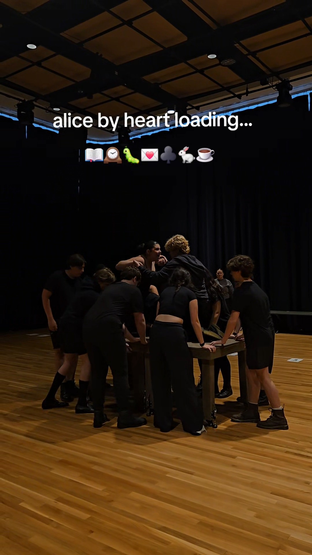 Happy tech week from the cast and crew of Alice by Heart! β€οΈππ
Shows begin on Friday night... have you gotten your tickets yet? π
Seating is limited, so don't be late! β°
ποΈ: www.renaissancepac.org/tickets
π: @tenaskacenter
#performance #musical #alicebyheart #youtharts #renpac