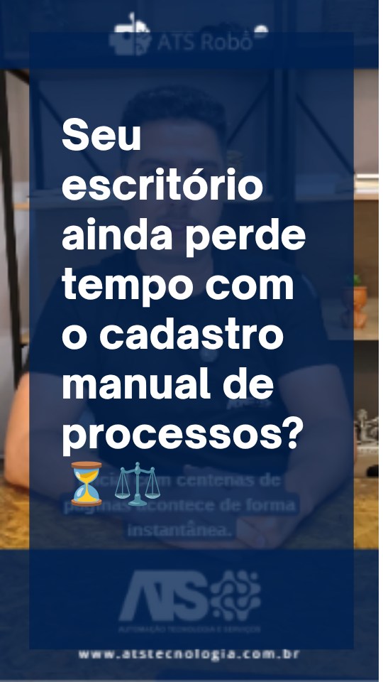 Sua equipe ainda perde horas digitando dados de processos manualmente? ⏳⚖️
O cadastro de novos processos não precisa ser um gargalo operacional no seu escritório de advocacia. Nós unimos o poder da Inteligência Artificial com a eficiência dos robôs de automação (RPA) para criar um fluxo 100% digital e ágil!
Funciona assim:
1️⃣ A Inteligência Artificial faz a leitura instantânea da petição inicial — mesmo que ela tenha centenas de páginas.
2️⃣ Ela extrai automaticamente as informações essenciais: comarca, vara, advogados e os pedidos solicitados.
3️⃣ O robô realiza todo o cadastro dentro do seu sistema interno de forma super rápida.
4️⃣ Além do cadastro, o robô já faz uma consulta direta no tribunal para verificar se existe alguma audiência agendada!
O resultado? Agilidade extrema e a certeza de que 100% das informações estão lançadas de forma correta, sem erros manuais.
Diga adeus ao trabalho repetitivo e dê mais tempo para sua equipe focar nas estratégias jurídicas!💡
🚀 Entre em contato com a ATS Tecnologia!
Acesse os nossos contatos na BIO
#DireitoDigital #Lawtech #AutomacaoJuridica #AdvocaciaInovadora #RPA #GestaoDeProcessos #InteligenciaArtificial