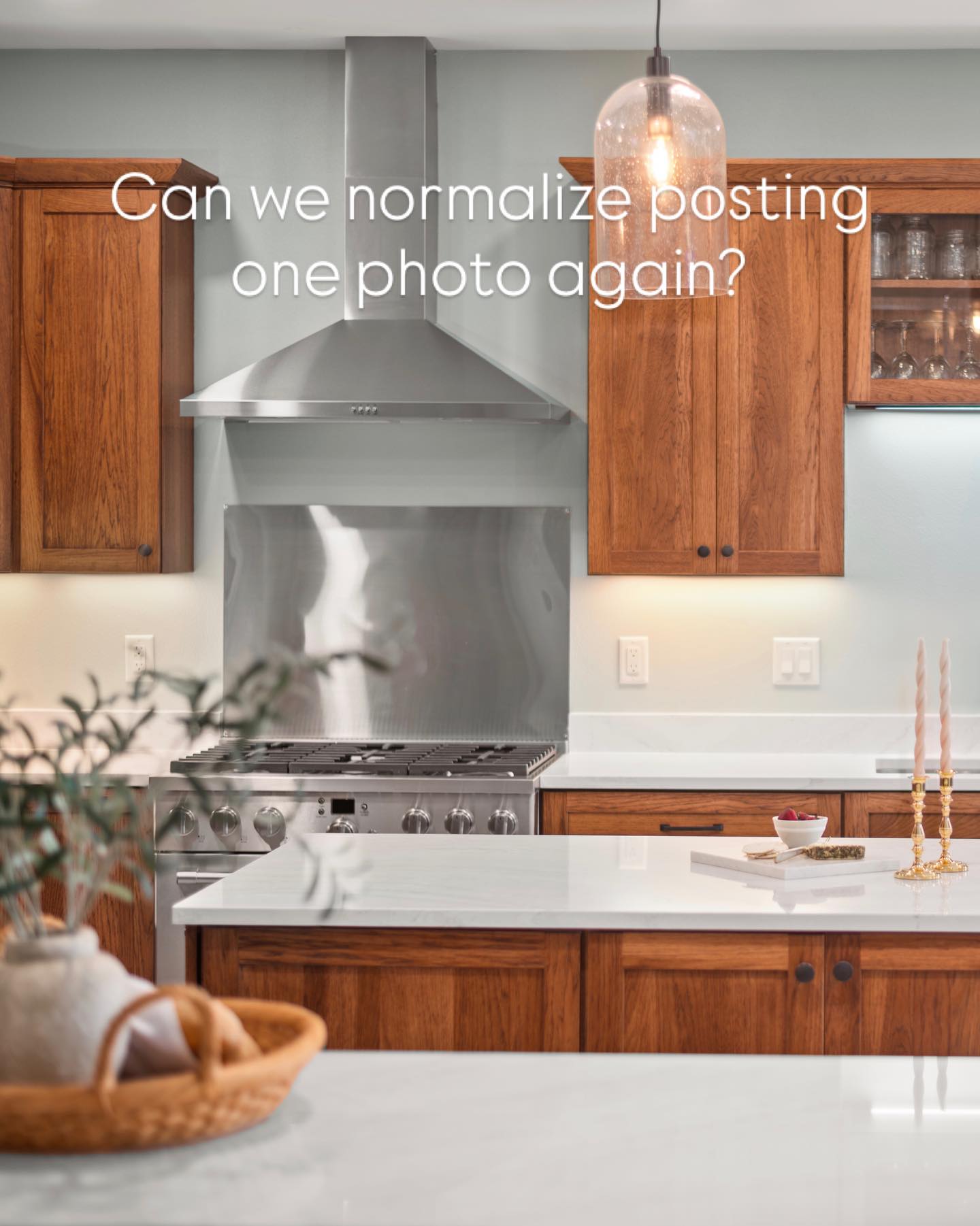 Because sometimes, one beautiful kitchen is all you need. No carousel. No reel. No explanation. Just good design👏
This kitchen is a perfect example of how thoughtful details, quality cabinetry, and a timeless design can speak for themselves.🤍
Are you ready to return to the old Instagram?