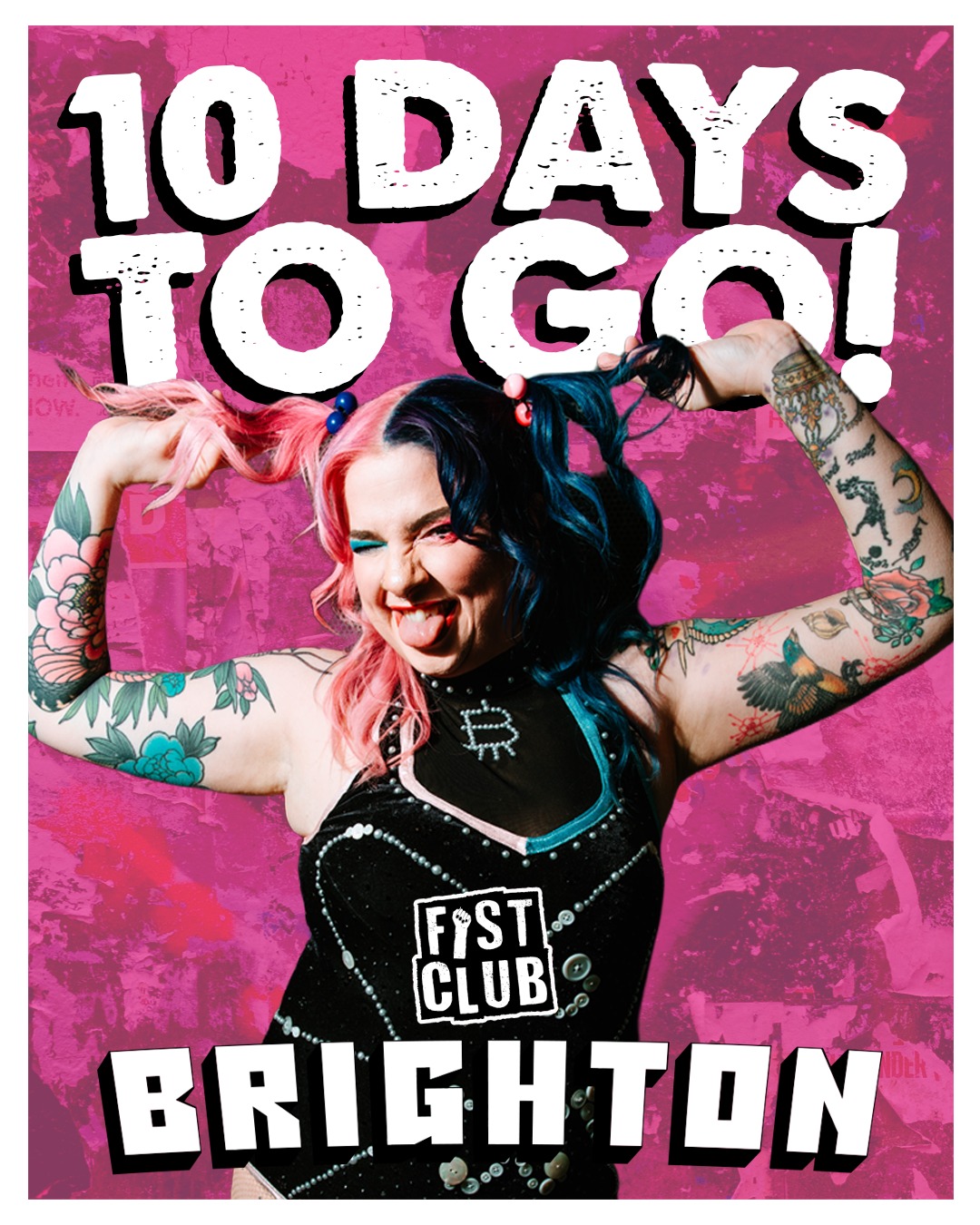 ⏱️ 10 DAYS TO GO ⏱️
Brighton it's just 10 days until we’re back at @brighthelm.centre for our end of Summer party!
We are packing the ring with incredible talent, including Ronnie Knocks, Cassius, Beau Belles, Alexander Lockheart, and many more ready to bring queer joy and high quality wrestling!
Grab your tickets via the link in our bio and get ready to cheer and boo your favourite spandex clad warriors!