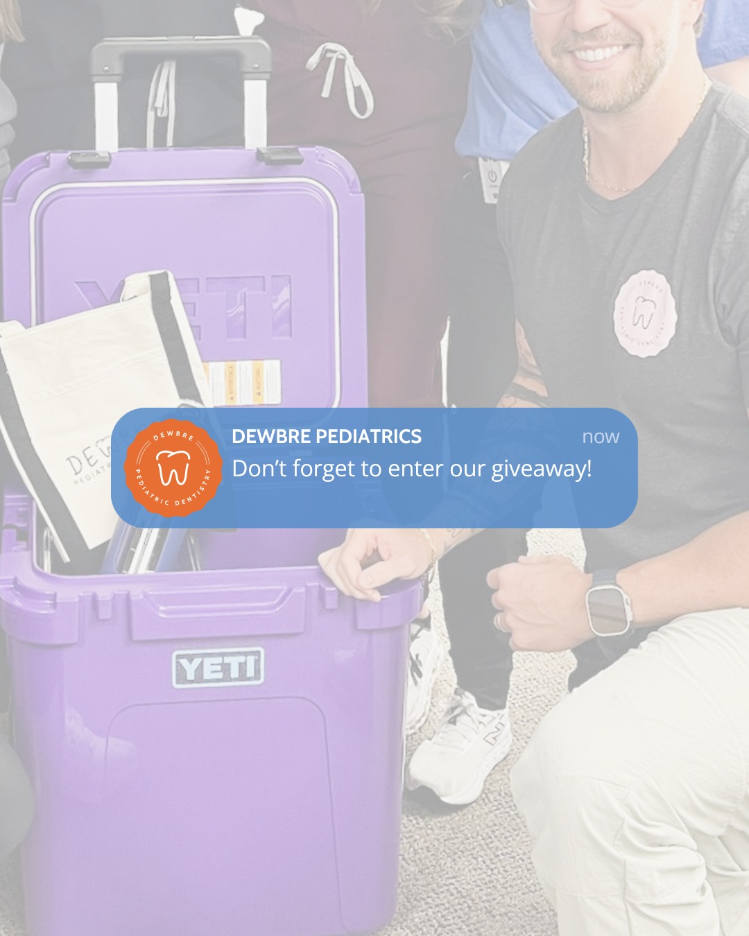 Don't forget about our Labor Day giveaway!
You could win:
-A Yeti Cooler
-Dewbre merch
-$250 Target gift card
🧡 Here's how to enter!
-Follow us
-Tag a friend in the comments
-Share it to your story