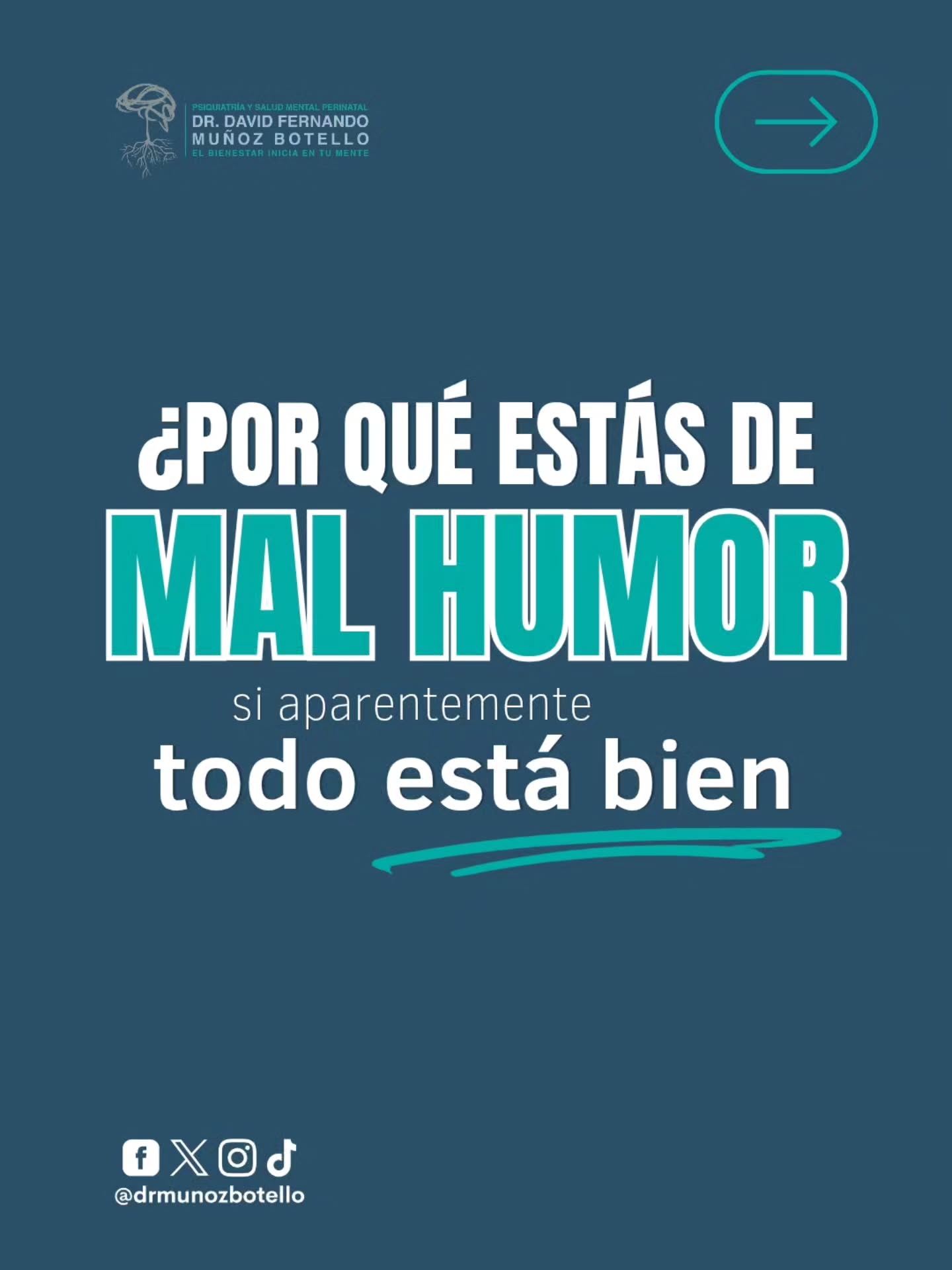 A veces dices: “Estoy de malas y ni siquiera sé por qué.”
Pero el mal humor no siempre aparece de la nada.
Puede ser la forma en la que tu mente y tu cuerpo expresan estrés acumulado, cansancio, sobreestimulación, frustración o necesidades que llevas tiempo ignorando.
Y no, sentirte irritable no significa automáticamente que tengas un problema de salud mental. Pero si es algo que ocurre con frecuencia, es muy intenso o empieza a afectar tus relaciones y tu vida cotidiana, vale la pena detenerte a observar qué está pasando.
Antes de preguntarte “¿por qué estoy de malas?”, prueba con otra pregunta:
¿Qué necesito y no me estoy permitiendo reconocer? 🧠
Guarda este post para volver a él cuando necesites hacer una pausa.
#SaludMental #Psicología #BienestarEmocional #Irritabilidad #Estrés