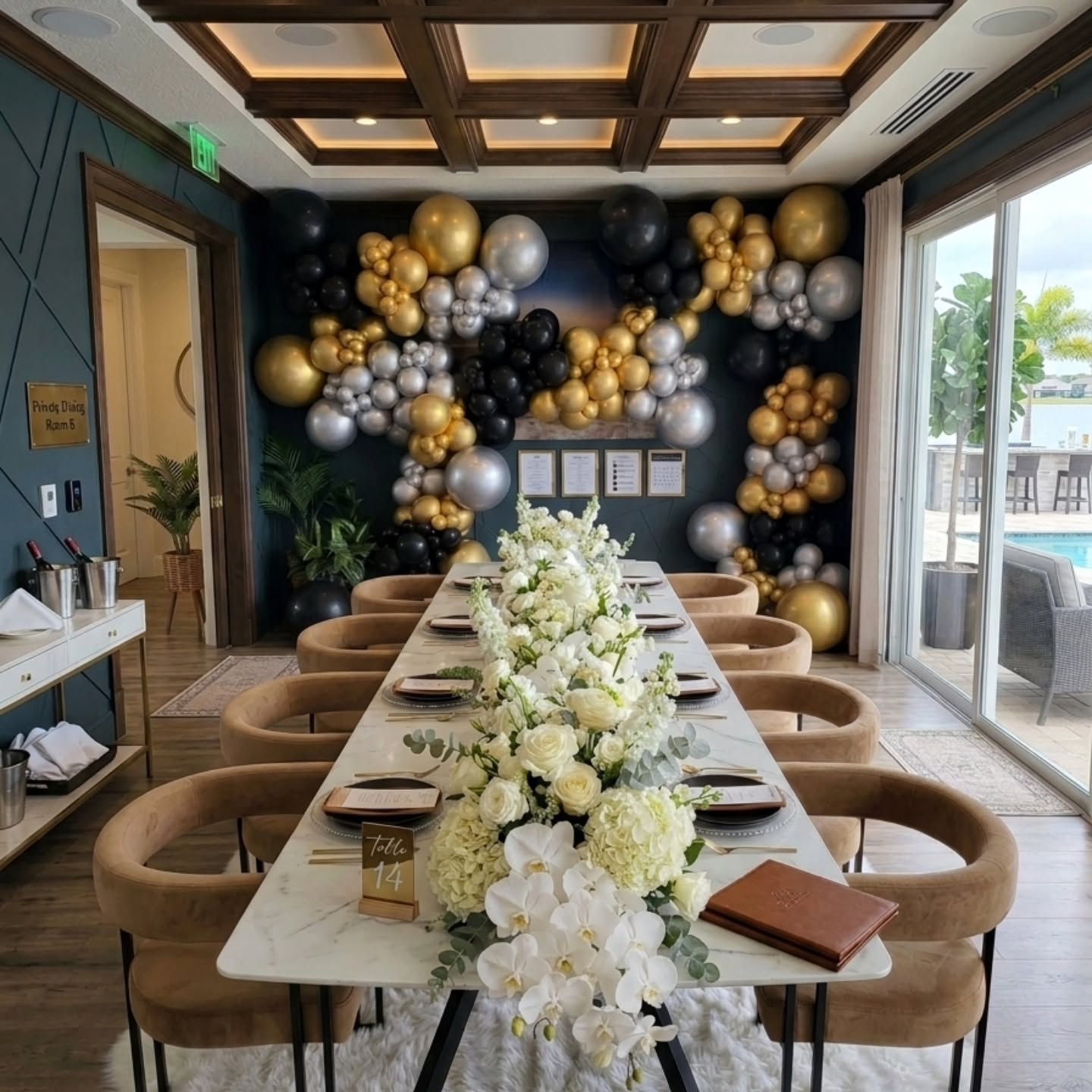 Hey there! 👋
Planning a special celebration and searching for the perfect event decoration company in South Florida?
We'd love to help bring your vision to life! 🎈✨
We specialize in high-end, custom setups—from luxury all floral centerpieces to dramatic organic balloon garlands. Whether you are hosting a private dinner, birthday party, or baby shower in Miami, Broward, or Palm Beach, our team handles all the details so you can simply relax and enjoy your big day.
Check out this modern private dining room setup! We paired clean white florals with a bold black, chrome gold, and silver balloon wall for a look that is both elegant and fun. 🤍🥂
👉 Ready to design an unforgettable party?
Tap the link in our bio to book your setup with us today!
Or ☎️ 954-990-4519
#SouthFloridaEvents #MiamiEventDecorator #BrowardPartyDecor #PalmBeachBalloons #MiamiLuxuryEvents