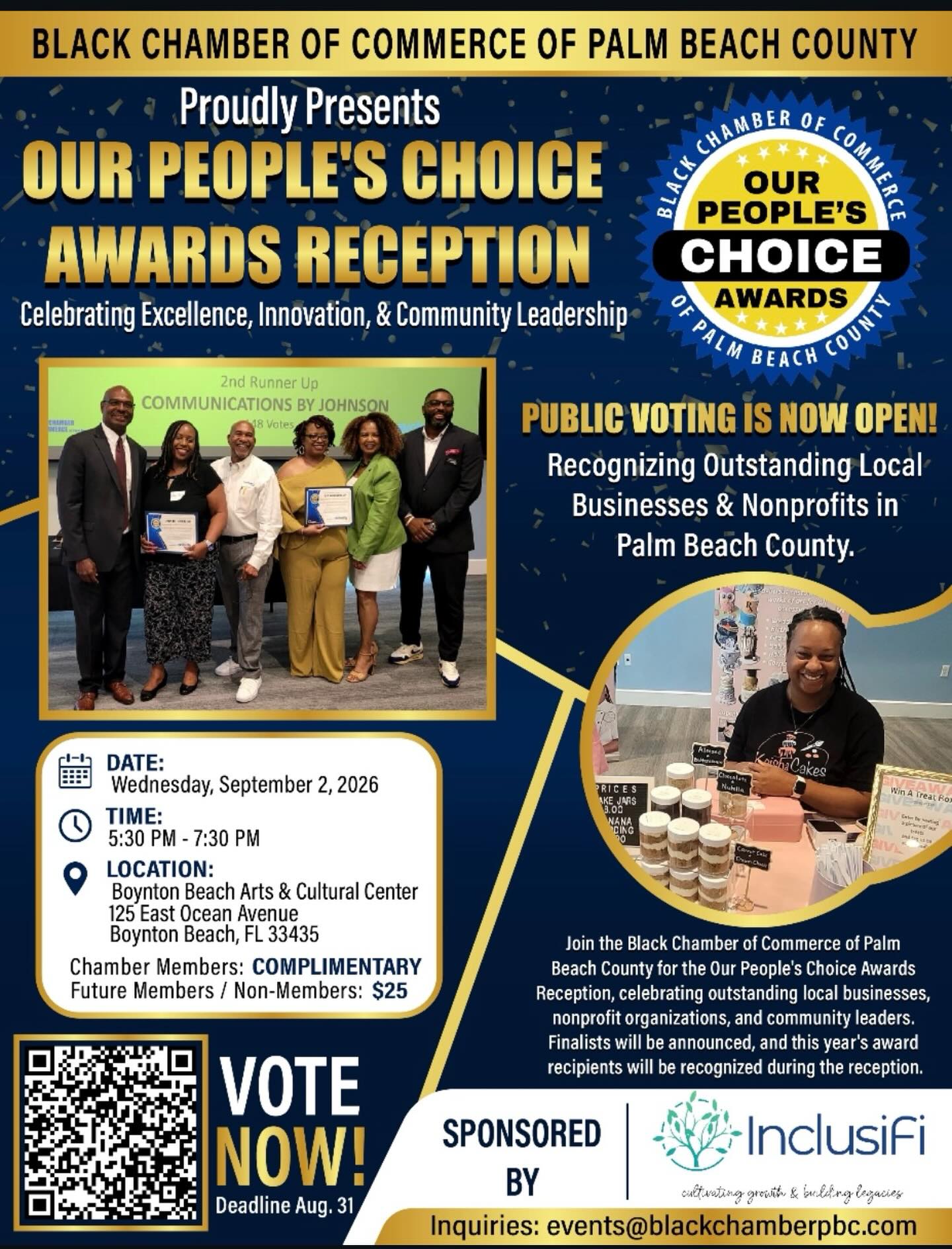 Not too late to vote for Keisha Cakes! There are a few days left to vote as many times as you want 😊 Thank you to everyone who continues to show support for my business and I. https://secure.electionbuddy.com/m/BccPbc/opca2026