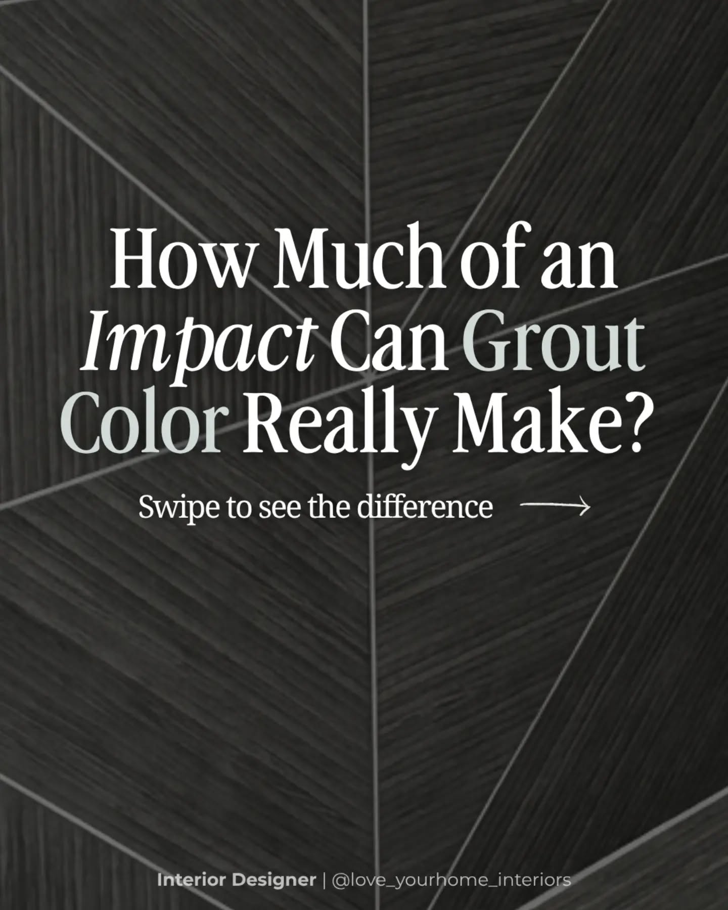How much of an impact can grout color really make?
A lot more than most people think.
Grout can either blend in and let the tile take center stage, or create contrast that makes the pattern feel more defined. It can make a space feel softer, cleaner, bolder, or busier depending on the choice.
That is why I never treat grout as an afterthought. It is part of the design decision.
The right grout color should work with the tile, the surrounding finishes, the lighting, and the overall feel of the room.
Swipe left to see just how much this one small detail can change the final look.
In a renovation, the little details are often what make the biggest difference.
#Grout #InteriorDesign #InteriorDesigner #PennsylvaniaInteriorDesign #PhillyHomes