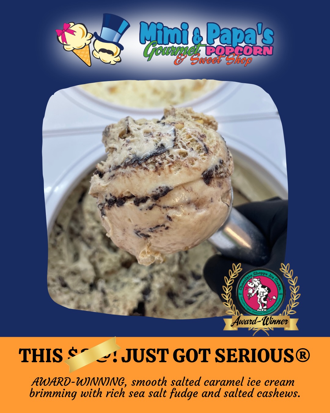 Let’s go!
These flavor updates are sure to kick your weekend plans up a notch! 🙌
#mimiandpapaspopcorn #treats #thisjustgotserious #icecream