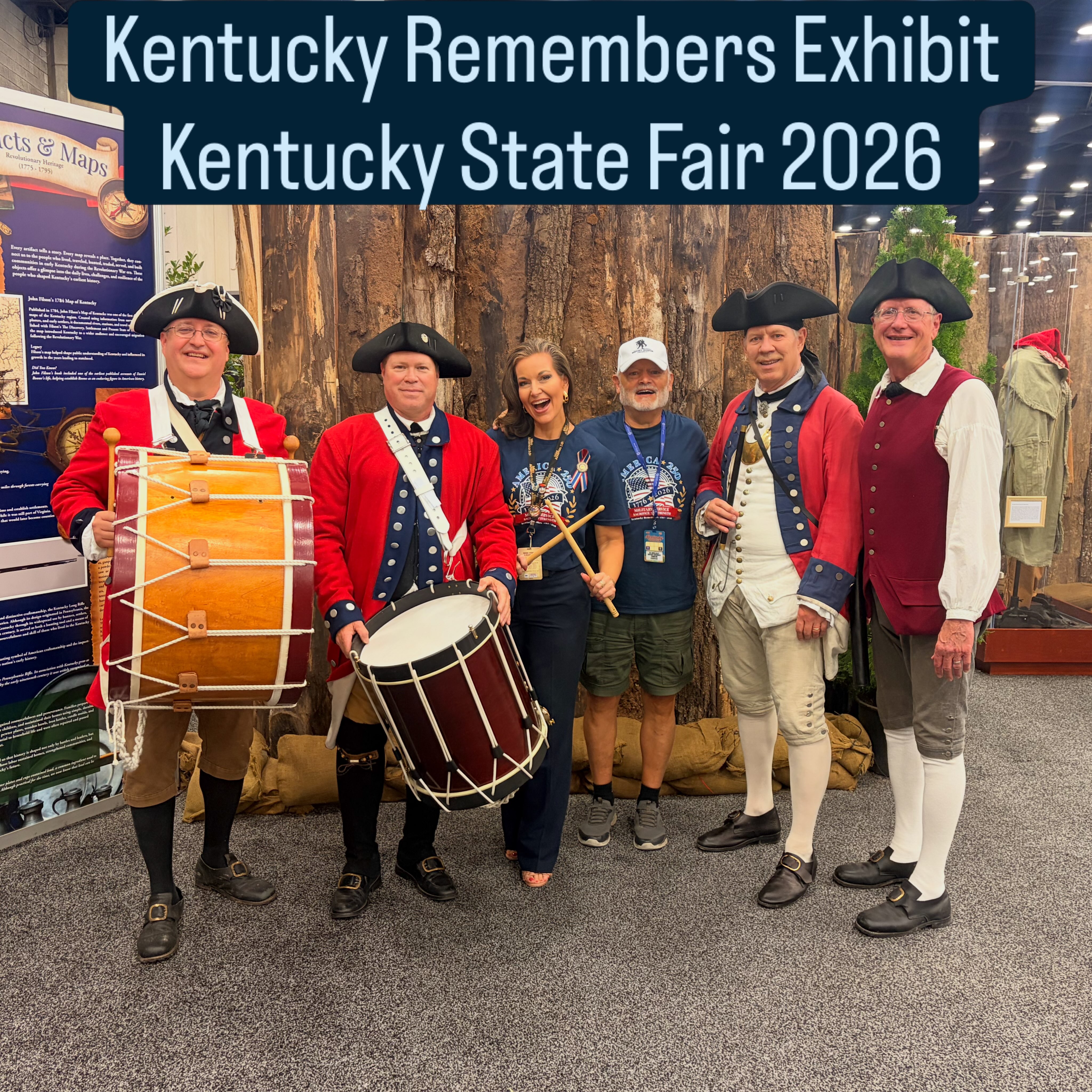 Another photo and video drop of our Kentucky Remembers Exhibit! Here we are showing off the SAR Fire & Drum Corps as they performed throughout our exhibit. This year we focused on America 250 for pre-Kentucky to Modern War Service. Here you’ll see part of our Fort Boonesborough area and our WWI Trench area. .
My favorite surprise this year was the amount of poppies that were actually placed on our sandbags on the WWI sandbags! If you know the poem, In Flanders Field…then you’ll know why that’s a really appropriate spot for those poppies.❤️
#kystatefair #kygirl #kyproud #fifeanddrumcorps #honorourveterans
