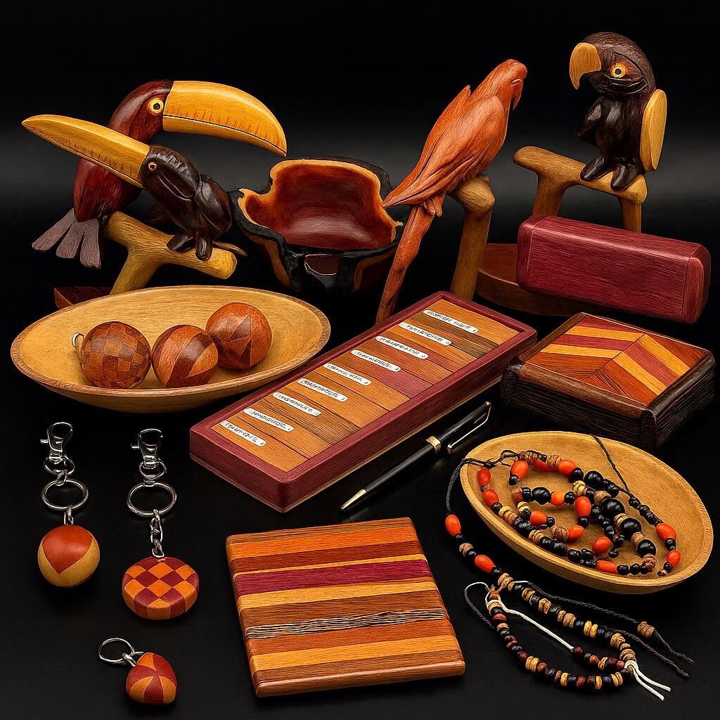 🌳 La Guyane révèle toute sa richesse à travers ses bois précieux.
Chaque essence possède sa couleur, son veinage et son caractère. Entre les mains de nos artisans, elle devient une création unique : objet décoratif, bijou, porte-clés ou pièce d’exception.
Bien plus qu’un souvenir, c’est une part de la Guyane et de son savoir-faire que vous emportez avec vous.
Découvrez notre sélection chez Label Guyane, à l’aéroport Félix Éboué. ✈️
#LabelGuyane #BoisPrécieux #ArtisanatGuyanais #MadeInGuyane #SavoirFaire Guyane AéroportFélixÉboué yana GuyaneAeroport
