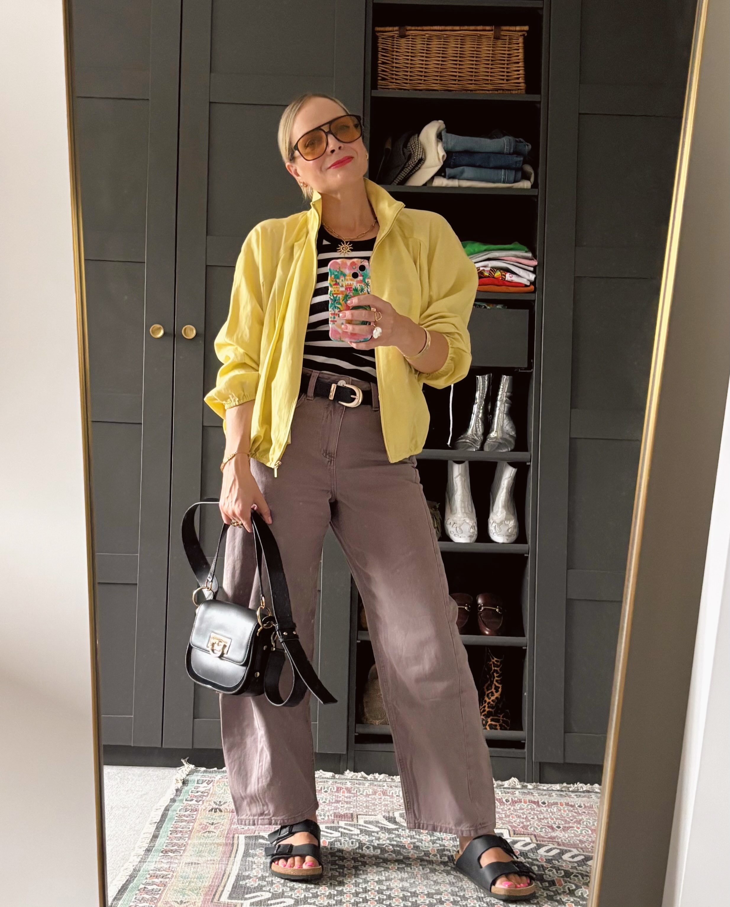 Jackets are back out the wardrobe then. I’m honestly welcoming the chance to wear them. I’m a bit done with melting.
Here is an edit of some of my jackets. Which one (if any) would you reach for?
Current items:
Moleskin barrel leg jeans: @marksandspencerstyle
Reversible black and gold jacket: @diskokids (previous PR gift)
Style - personal style - personal stylist - women’s style - styling - style inspo - personal styling - casual outfits - everyday outfits - fashion - easy styling - rewear - restyle - wardrobe edits
PersonalStylist #Stylingtips #styleideas #ootd #jackets