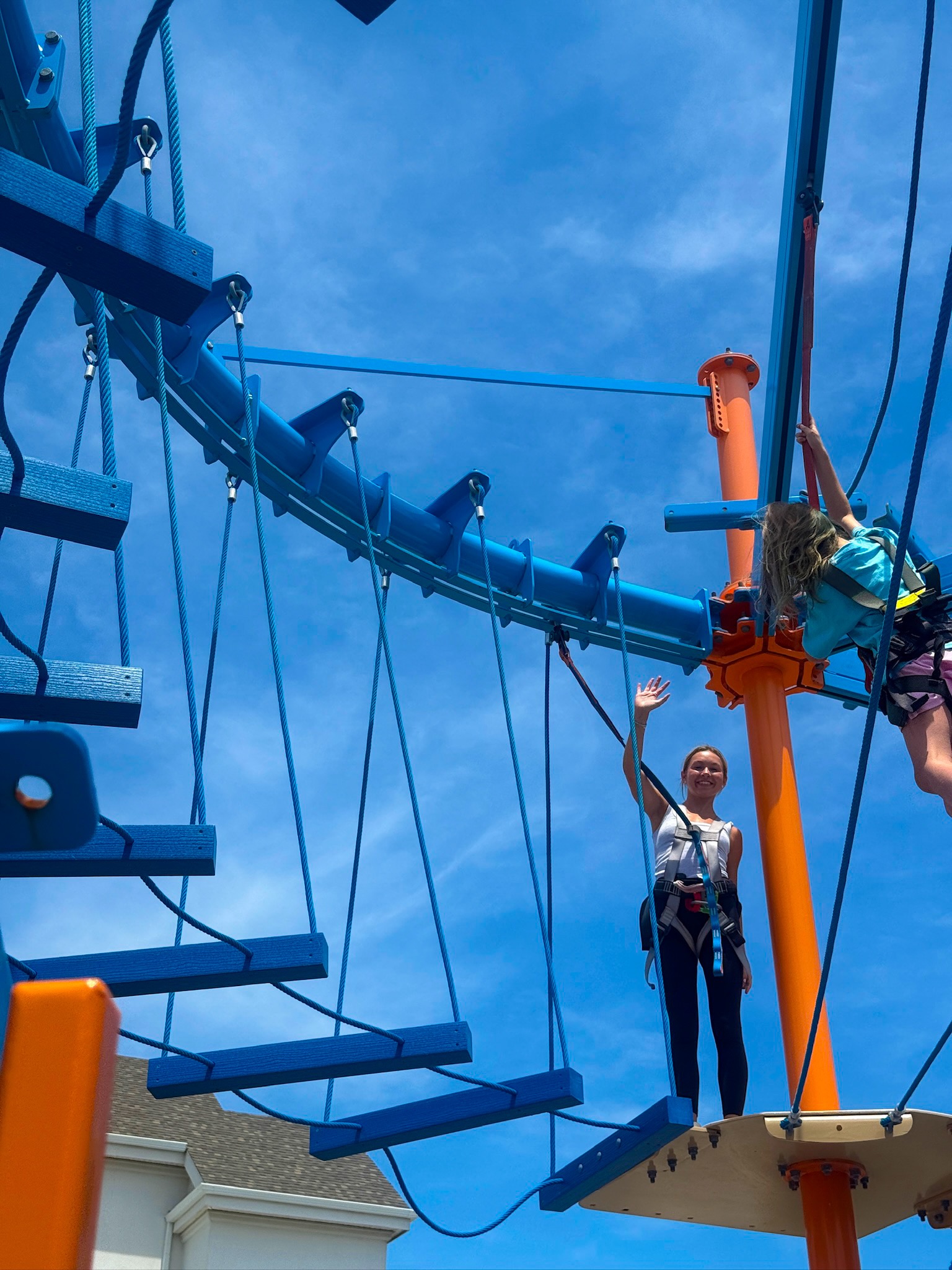 It’s time to get climbing! 🧗♀️
Make your way to Nick’s Ropes Course on 21st Street and put your skills to the test! Bring your crew and get ready for an adventure that’s fun for all ages! 🤩