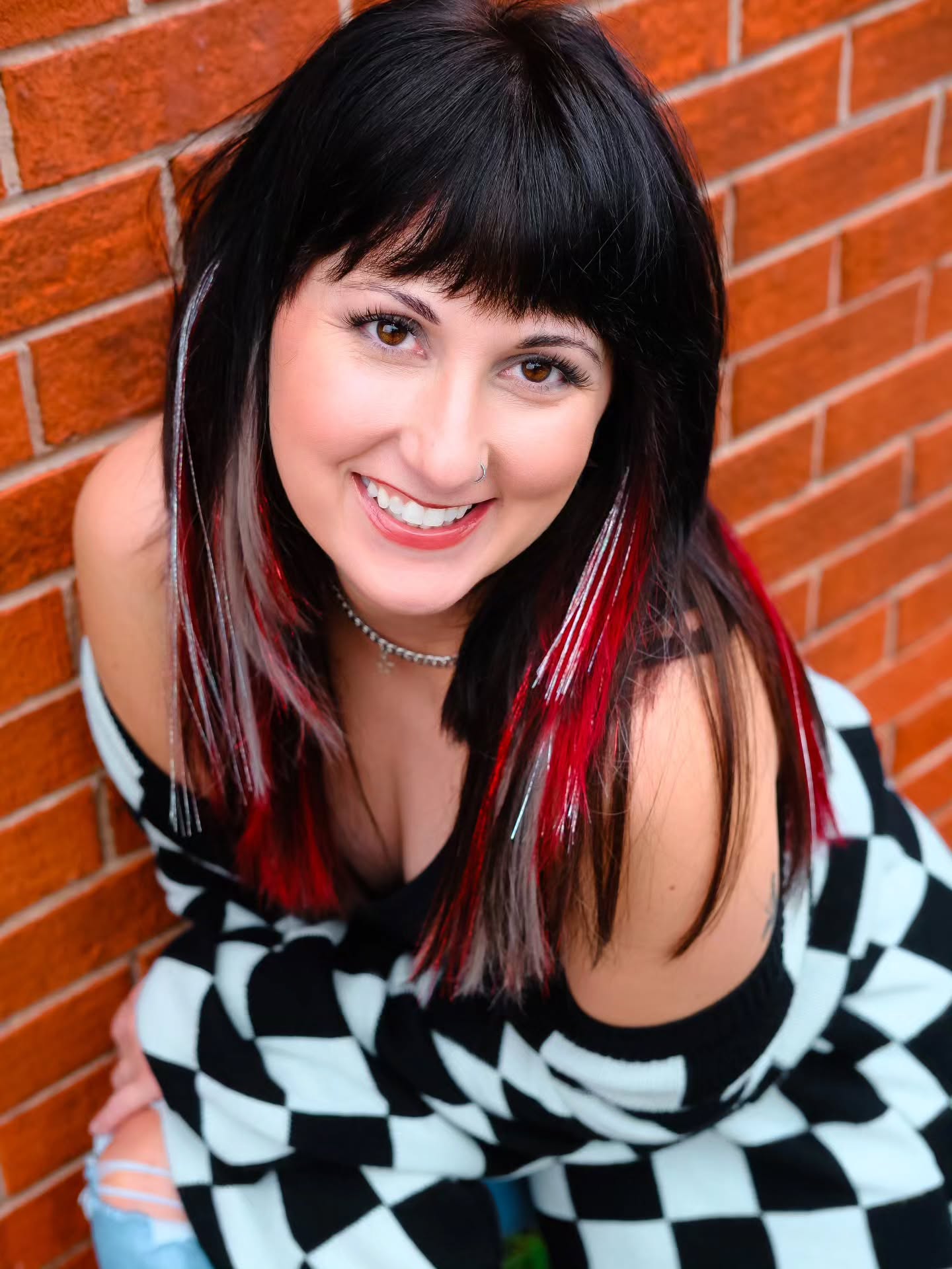 my first official β¨οΈ PHOTOSHOOT β¨οΈ add-on!! for this appointment, Jen booked a shampoo + style, a Halo Extension Install, 6 custom colored clip in extensions with tinsel added and installed, a touch up on her haircut, and she ADDED a PHOTOSHOOT!
This appointment was so fun and now we both have the photo evidence to always remember how absolutely stunning she is π
Thank you Jen for choosing me as your stylist (and friend) π«π
If you'd like to ADD ON a PHOTOSHOOT to your appointment, you can find the option in the add on menu on my Vagaro page! Or just ask me nicely to add it for you π