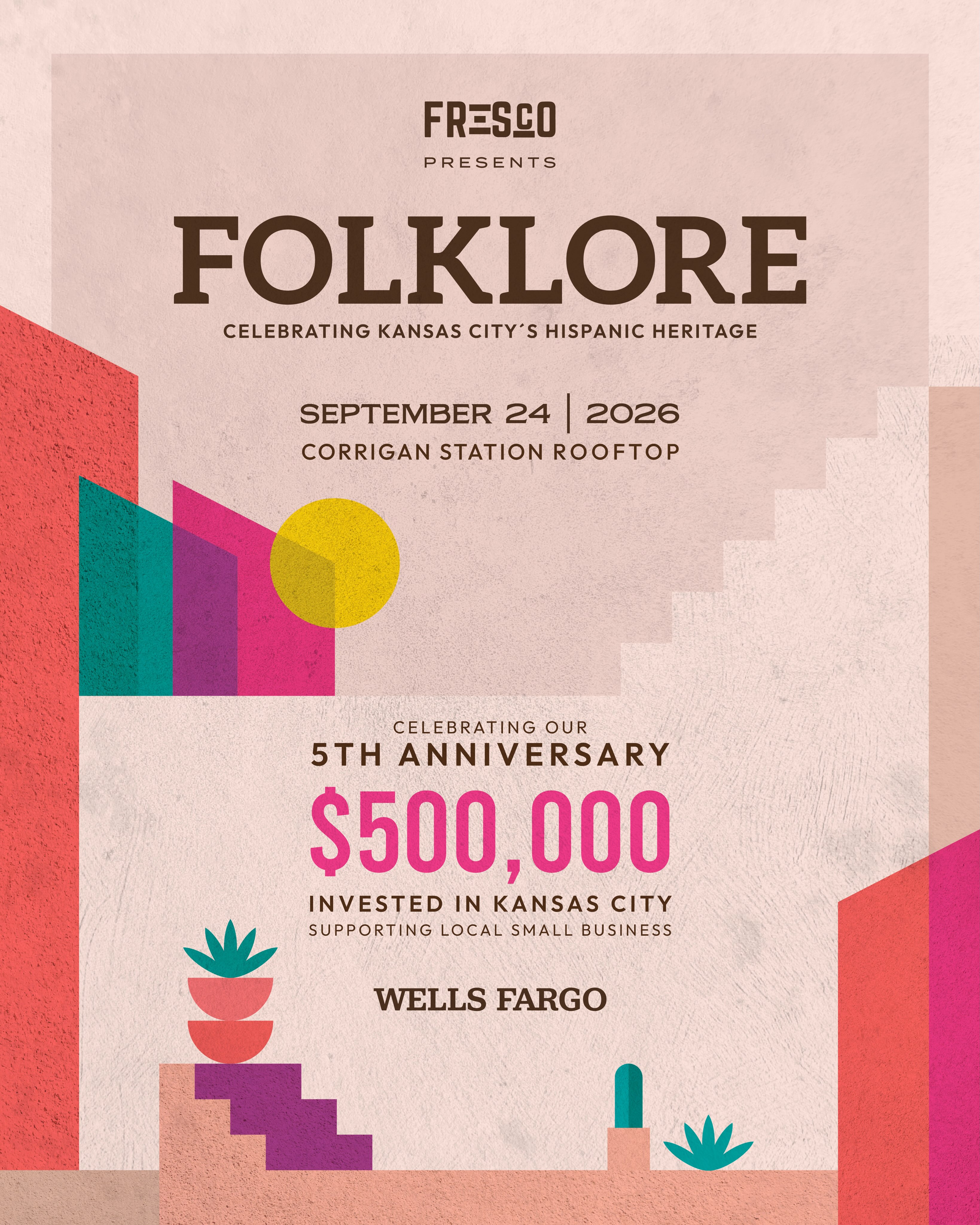 Five years. $500,000 invested in Kansas City small businesses.
In partnership with @wellsfargo, the Folklore Grant has helped turn our celebration of culture and community into meaningful investment in local entrepreneurs.
This year, we celebrate five years of impact and the people and businesses helping shape Kansas City.
This is our Folklore. 🦩#befresco #wellsfargo #kansascity #folklore
