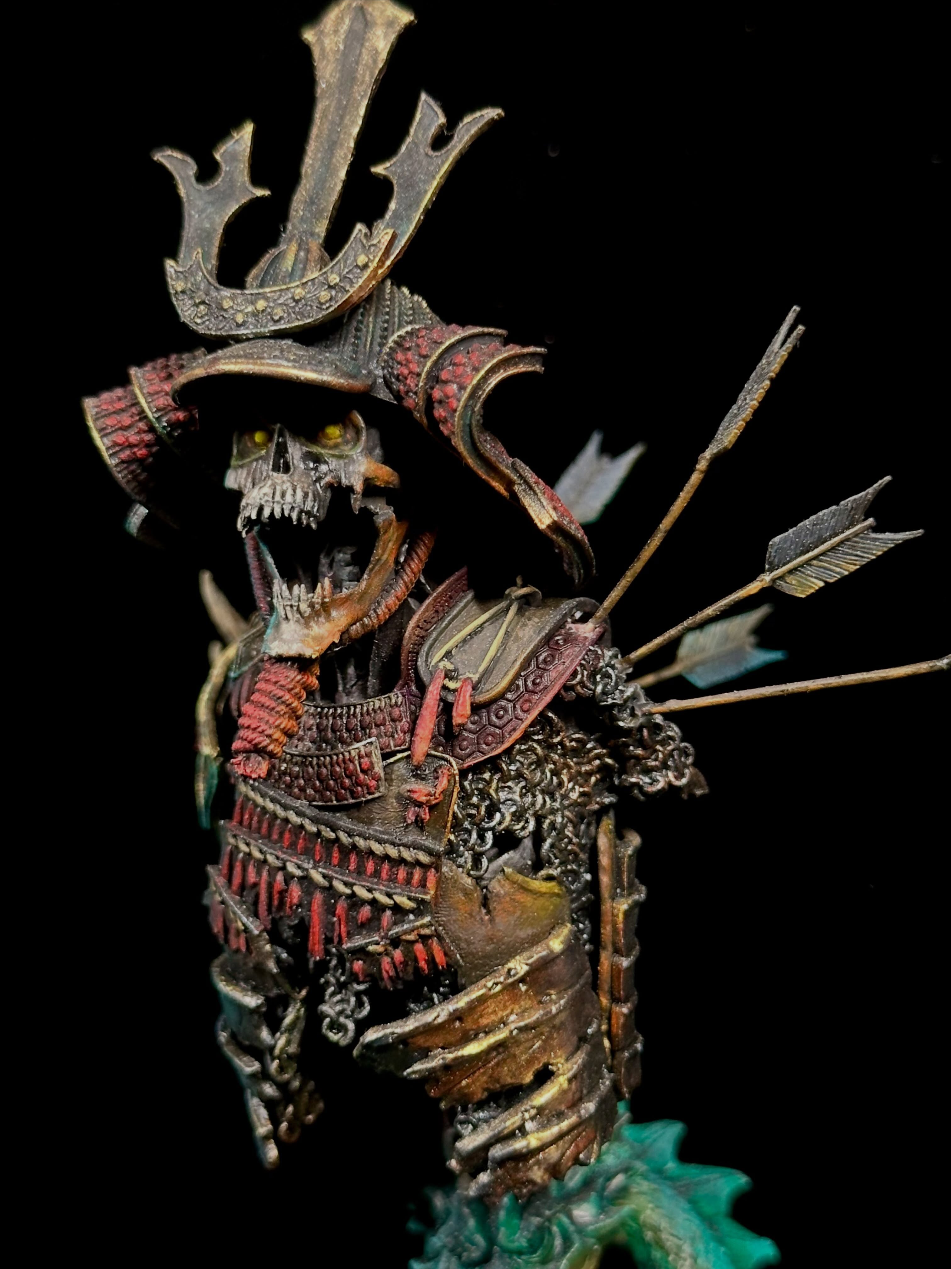 Saito Benkei: The Standing Death from @3dartdigital
The eyes glow under uv light โจ
This model has the thinest arrows ๐ฑ
Iโm on the hunt for another skelly bust to paint. Anyone have any suggestions?
.
.
.
#standingdeath #glowingeyes #jinxedart #skeleton #tmm