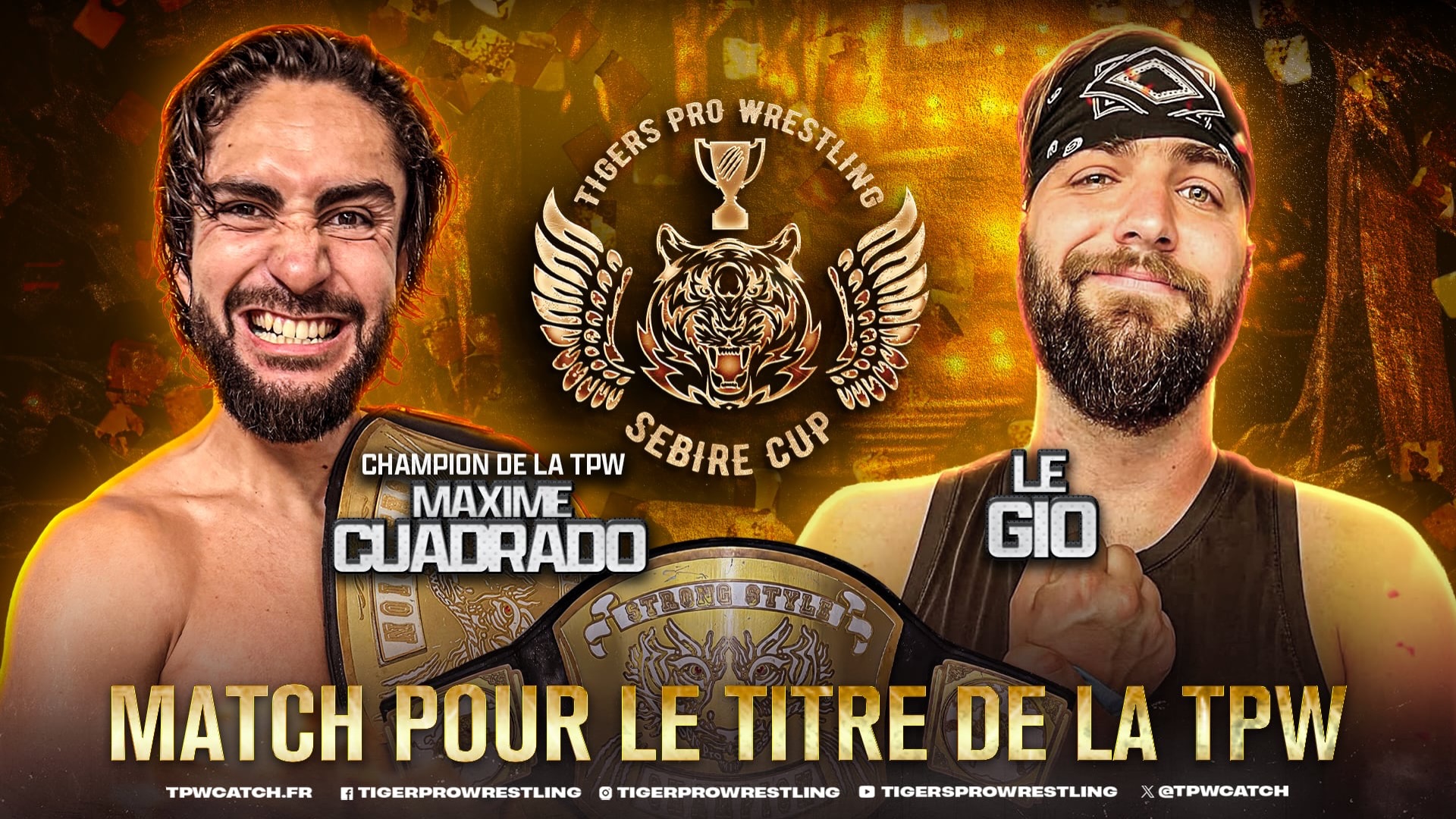 ⚠️ Pour la dernière soirée catch de l’été, la TPW vous propose deux shows immanquables le même soir !
📆 Samedi 29 août
Ouverture des portes 20h 🕗
Réservez rapidement vos places 👇👇👇
https://www.tpwcatch.fr