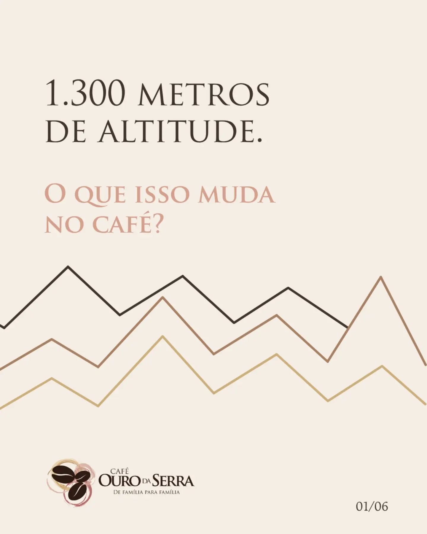 O que aproximadamente 1.300 metros de altitude podem mudar no café?
Em temperaturas mais amenas, os frutos amadurecem mais devagar. Esse tempo contribui para o desenvolvimento dos açúcares e de uma maior complexidade de sabor.
Mas a altitude não trabalha sozinha. A variedade, a colheita, a seleção, a torra e o preparo também influenciam o resultado.
Na Ouro da Serra, a origem na Mantiqueira se une ao cuidado presente em cada etapa. ⛰️☕
Salve para lembrar na próxima vez que ouvir alguém falar sobre a altitude de um café.