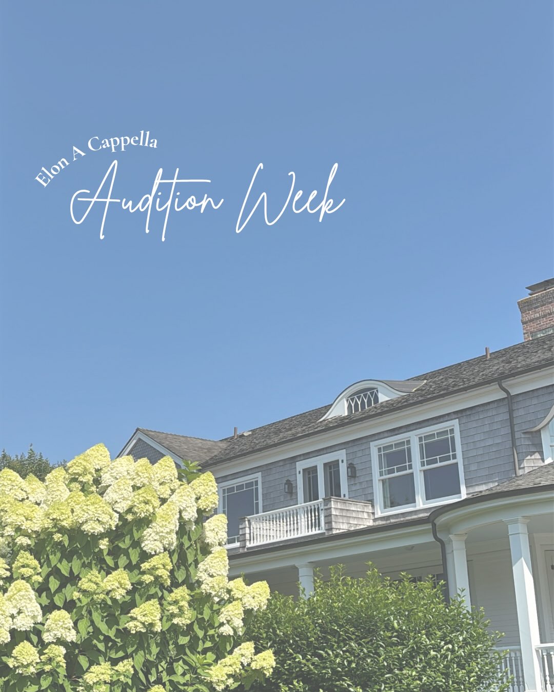 The sweetest time of the year is finally here! 💗
Come meet all of Elon A Cappella this Wednesday from 6–8 PM at the Org Fair! We are so excited to meet you and officially kick off audition week. 💌