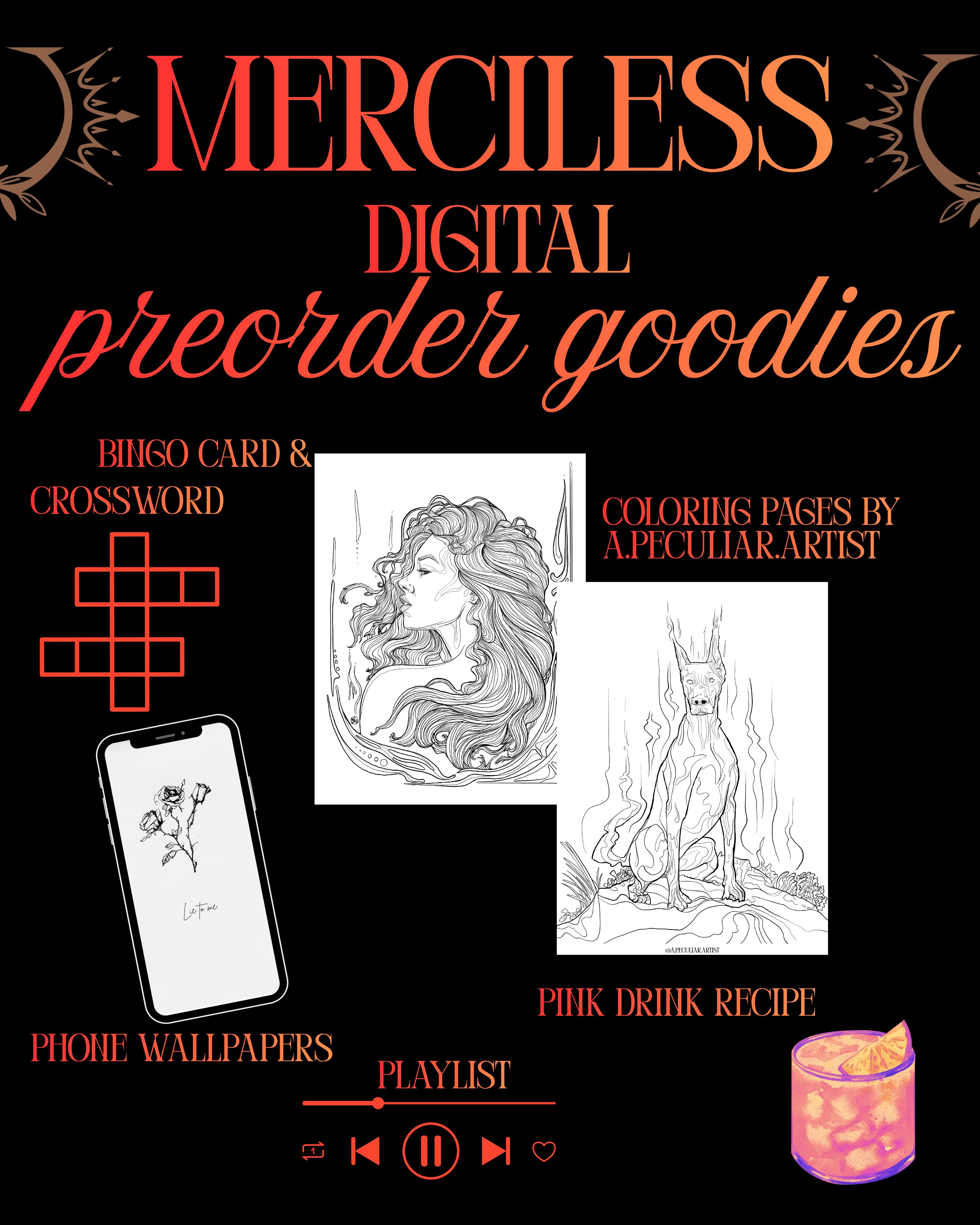 Preorder Merciless now and get AMAZING digital color pages from @a.peculiar.artist along with other fun goodies!
Preorders are really important for authors because it helps our books get into book stores near you! š¤
Once you preorder, fill out the Digital Goodies link in my bio! š¤āØ
If youāve already preordered, drop a š„ in the comments!
If youāve already read the ARC, let me know in the comments! š¤āØ