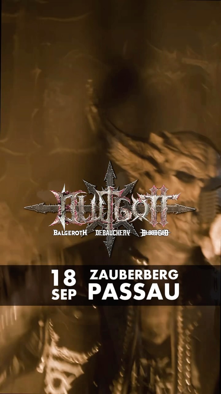 @blutgott666 live in Passau! Freitag, 18. September ab 18 Uhr - JETZT TICKETS SICHERN! 🤘