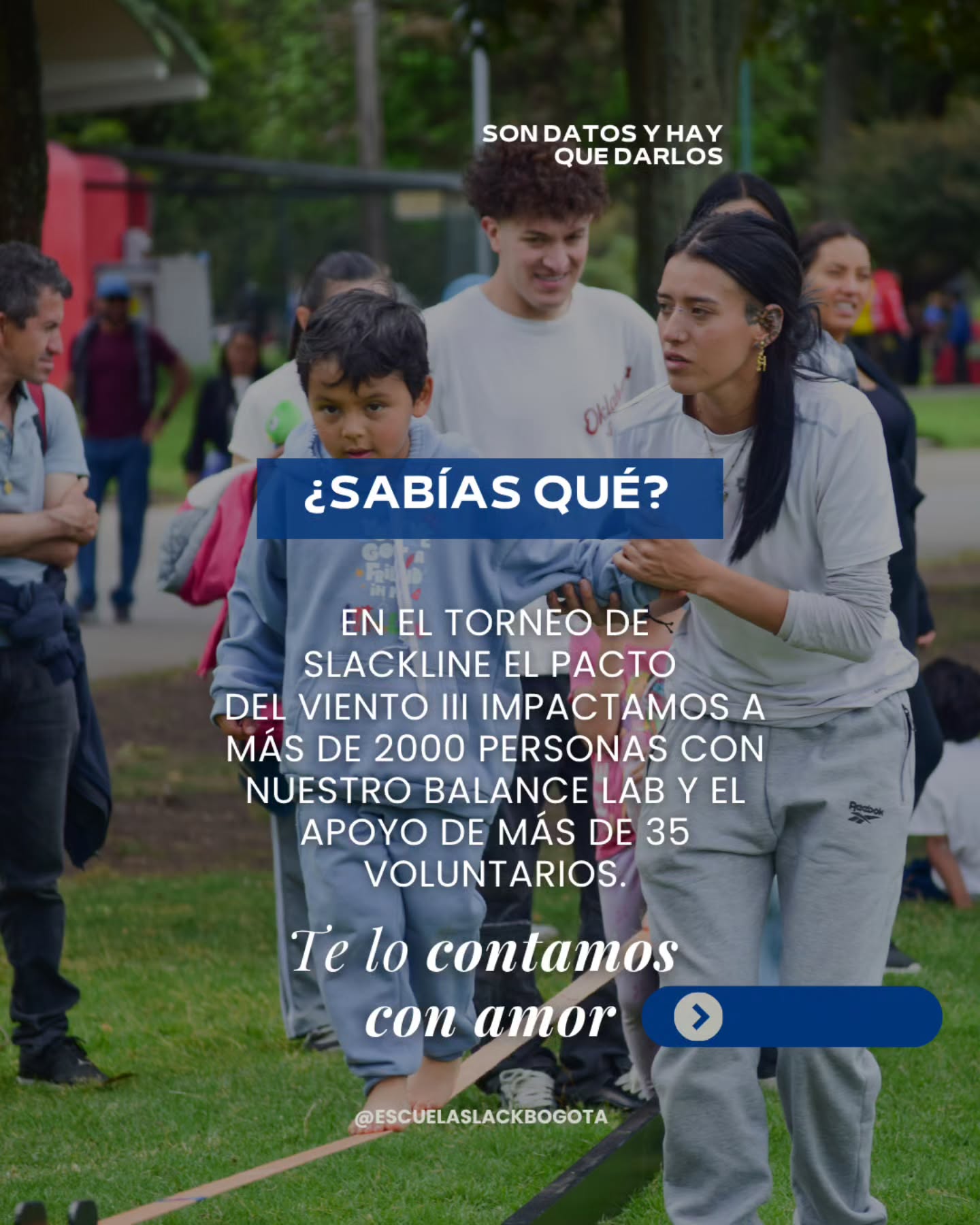 No olvides seguir nuestra cuenta @escuelaslackbogota
Esto fue el pacto del viento 3.
Son datos y hay que darlos 💅
Gracias a todos por hacerlo posible.
#Slackline #kpi #torneo #pactodelviento3 #festivaldeverano2026