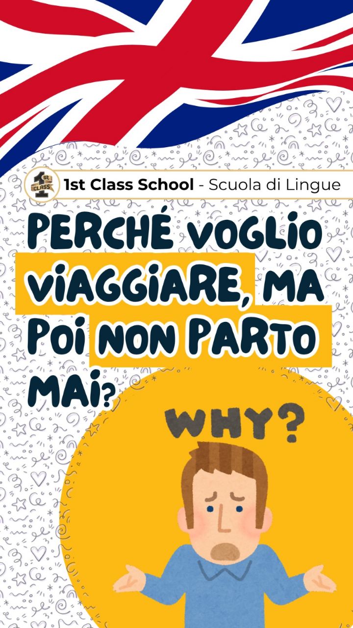 In tantissimi ci dicono "io ho sempre voluto viaggiare!", "non vedevo l'ora della pensione per poter partire"...
Ma poi a conti fatti non sono mai partiti ed il problema è sempre lo stesso: "Non mi sento sicuro".
Essere sicuri vuol dire sapere che se ti capiterà un imprevisto sarai in grado di cavartela, che se perderai la valigia sarai in grado di chiedere aiuto. Essere sicuri vuol dire essere indipendenti nelle scelte, il poter prenotare un aereo per qualsiasi posto.
E l'inglese ti regala proprio questo, ti dà l'indipendenza di poter poter scegliere dove andare.
I nostri corsi per adulti:
- sono divisi per livello
- sono divisi in piccoli gruppi
- sono gestiti da insegnanti pazienti (e ovviamente preparate!)
- ti danno la certezza che avrai il tempo per esprimerti
Tutto questo in un ambiente rilassato e sicuro, dove potrai sbagliare senza essere giudicato.
BONUS: E siamo certi che nasceranno delle belle amicizie! Quest'anno un corso è andato in vacanza insieme! :)
Se sei interessato contattaci!