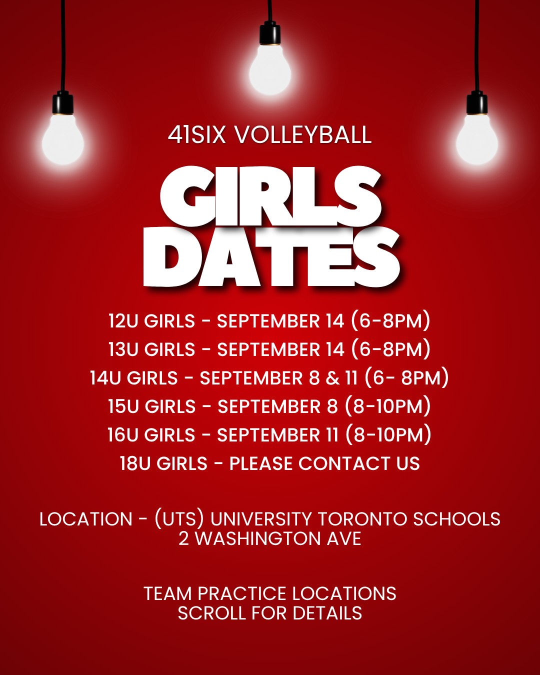🚨 ONE WEEK UNTIL TRYOUTS! 🚨
Ready to hit the court? Open spots are available across our teams for the upcoming season, and we want to see you there!
📍 Tryout Location: UTS (Next week)
🏠 Home Gyms: Back in East York & The Beaches starting September 14th
Check out our website for full details on open team spots, and secure your place today.
📲 How to register: Tap the link in our bio or head straight to our website!