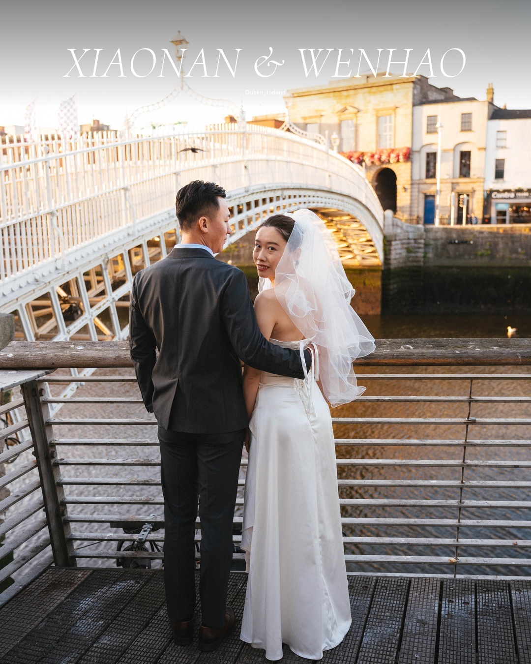 Xiaonan & Wenhao, somewhere between the Ha'penny Bridge and the edge of a cliff.
They came to Dublin on holiday and left with a wedding album — golden hour on the Liffey, a castle wall, the wind off Howth. Some love stories just need the right city to catch up with them in.
📍Dublin, Ireland
#dublinphotographer #dublinweddingphotographer #irelandphotographer #hapennybridge #destinationprewedding