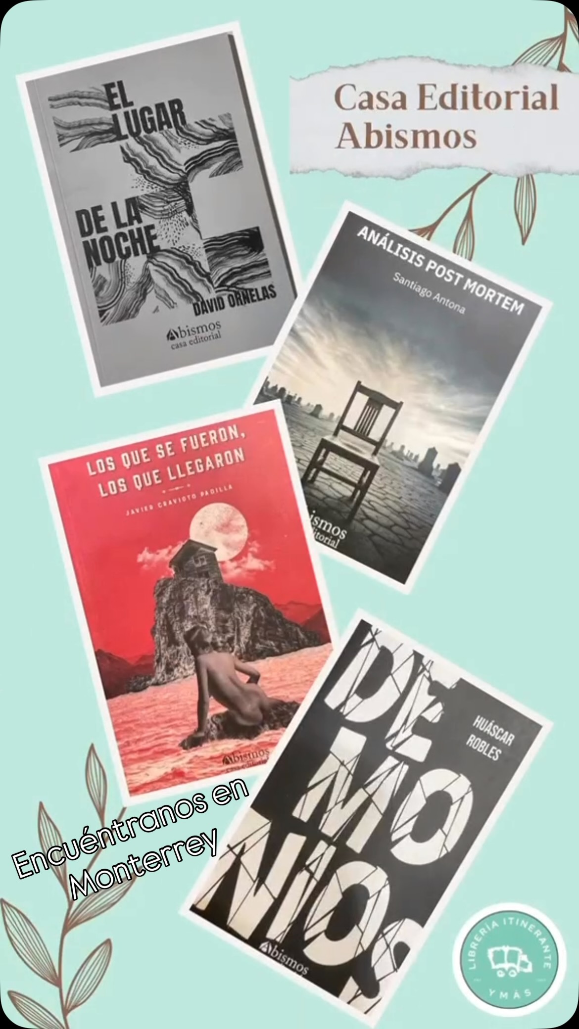Encuéntranos en Monterrey en Librería Itinerante 🫶🏻❤️