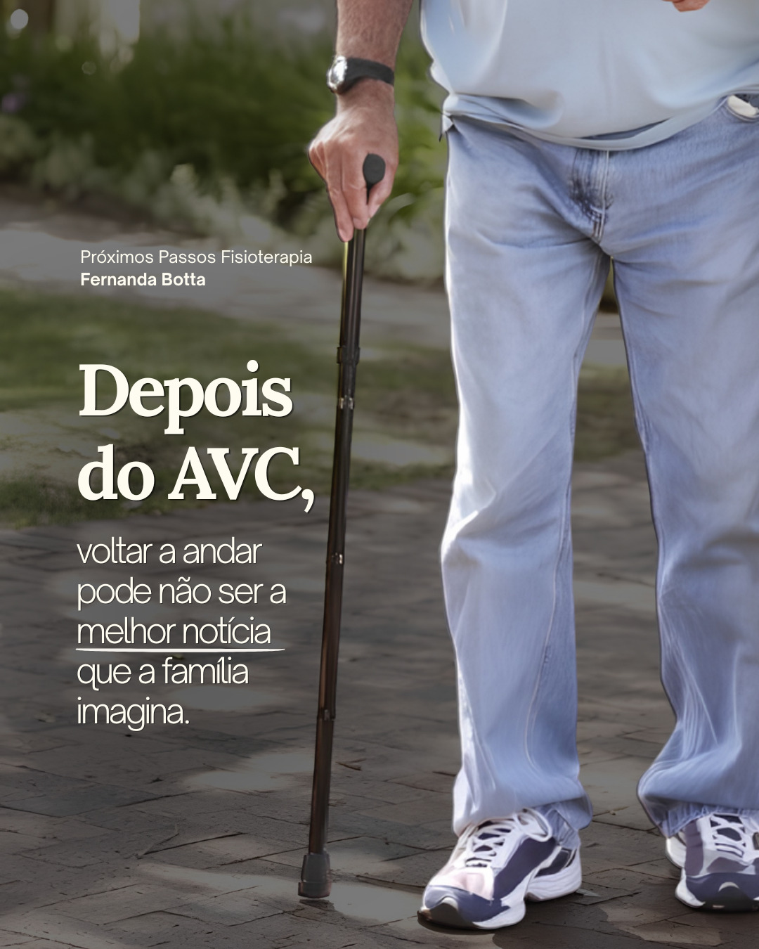 Voltar a andar é uma conquista importante, mas a reabilitação não termina quando os primeiros passos aparecem.
O que importa é quanto dessa recuperação consegue se transformar em independência na rotina, com segurança e confiança para seguir avançando.