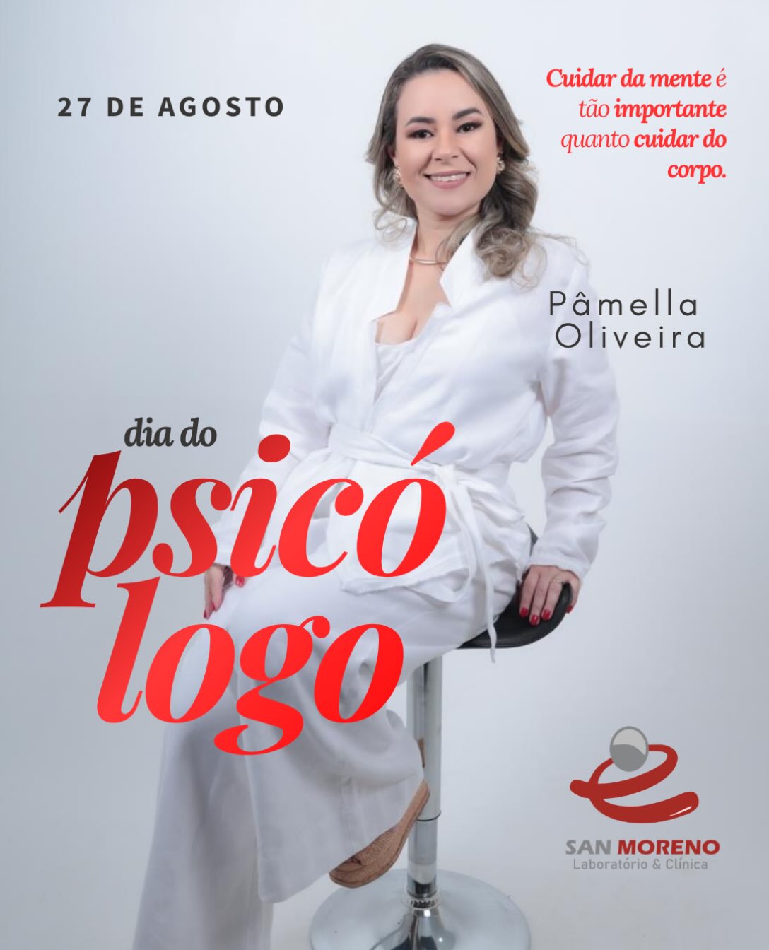 Ser psicólogo é compreender que cada pessoa carrega uma história única, que nem sempre pode ser vista, mas que merece ser ouvida com respeito, empatia e humanidade.
Neste Dia do Psicólogo, a SAN Moreno homenageia todos os profissionais em especial nossa psicóloga @pamelladeoliveira_ que transforma escuta em cuidado e ajudam a construir caminhos para uma vida mais leve e saudável.