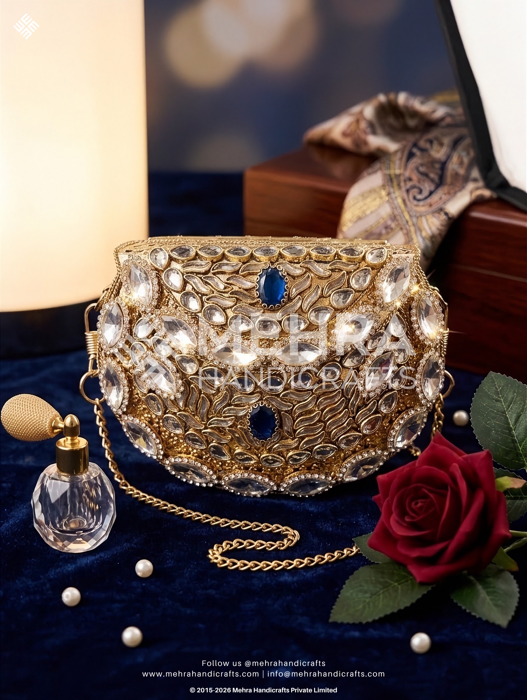 ✨ Add a Touch of Royal Glamour to Your Style! ✨
Discover the timeless beauty of our Handmade Designer Kundan Clutch, featuring intricate Kundan detailing and exquisite craftsmanship. Designed to add a touch of elegance and sparkle, this statement accessory is perfect for weddings, festive occasions, parties, and special celebrations.
🎁 Why You’ll Love It:
✨ Intricate Kundan Detailing
✨ Handcrafted with Care
✨ Elegant & Statement-Making Design
✨ Ethically Made in India
📸 Carry a piece of Indian artistry and let your style shine with this exquisite handmade masterpiece!
🛍️ Shop now and embrace the elegance of handmade luxury. Link in bio!
#KundanClutch #KundanBags #HandmadeClutch #DesignerClutch #HandmadeInIndia