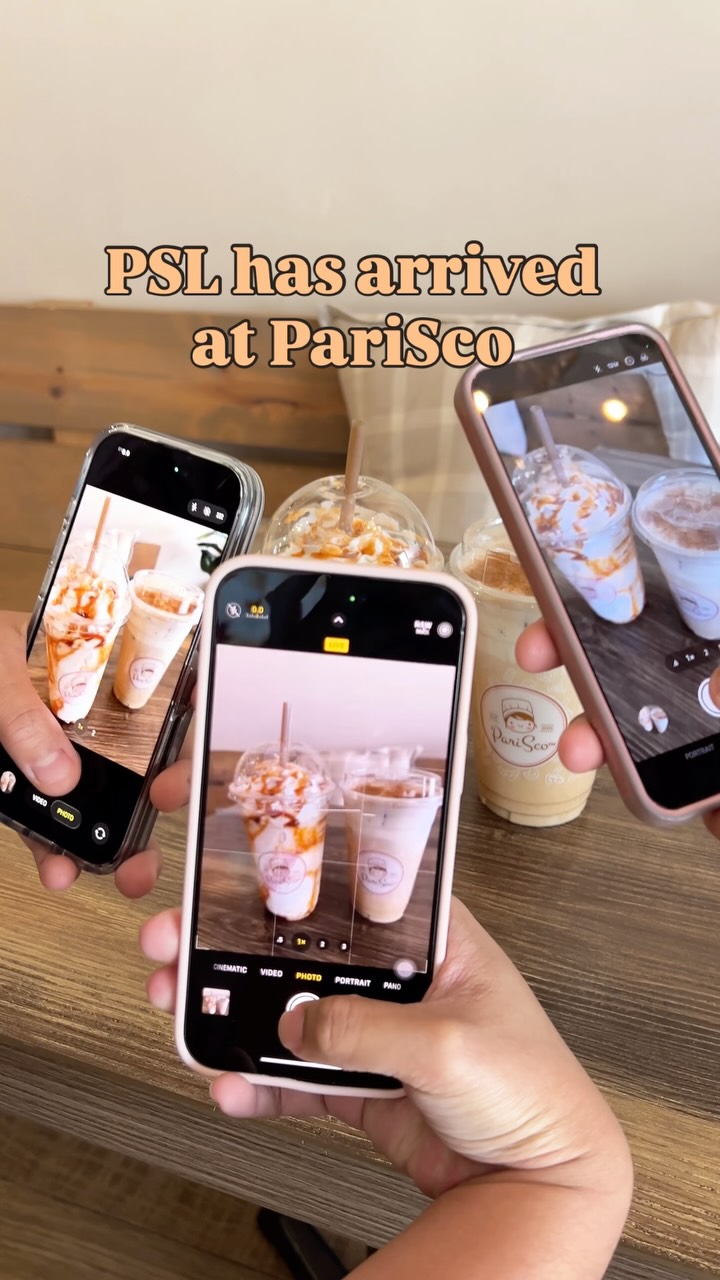 The cameras are out and the fall drinks are here—come sip, snap and tag your PariSco favorite today! 📸🍂
#pumpkinspiceseason #pariscoguam #parisco #guamcafe #guamdesserts