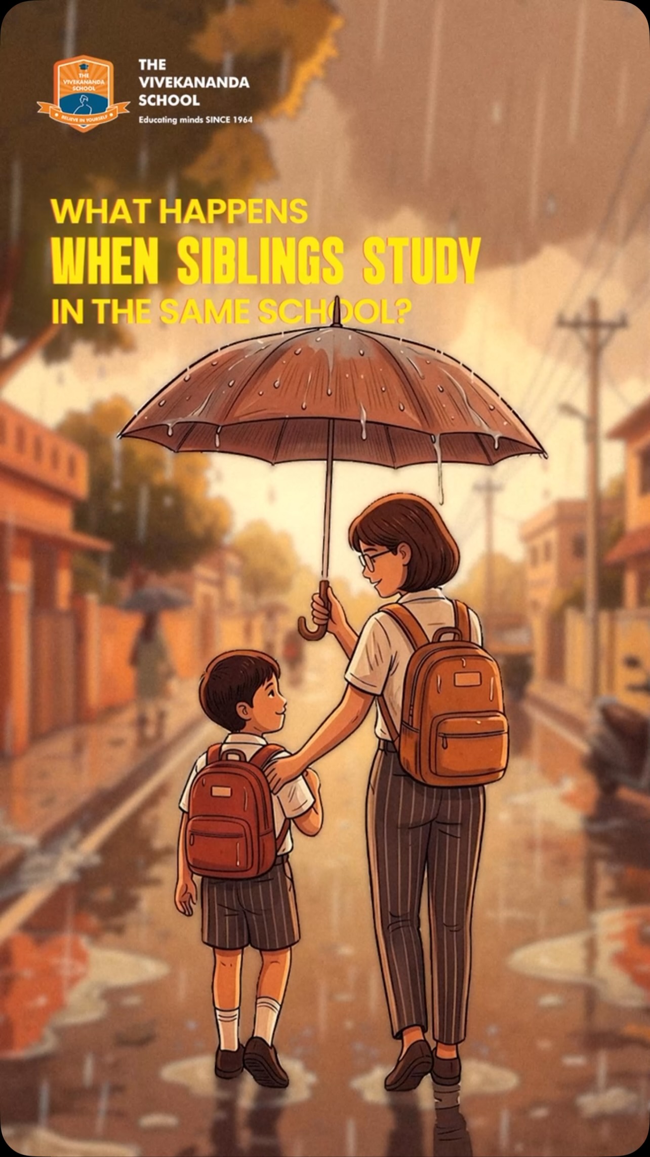 What if your favourite person in school was also your favourite person at home? โค๏ธ
Thereโs something beautiful about growing up side by side, sharing little moments, making memories, and having someone who makes every school day feel a little more special.โจ
#TheVivekanandaSchool #SiblingBond #GrowingUpTogether #SchoolMemories #ChildhoodMemories