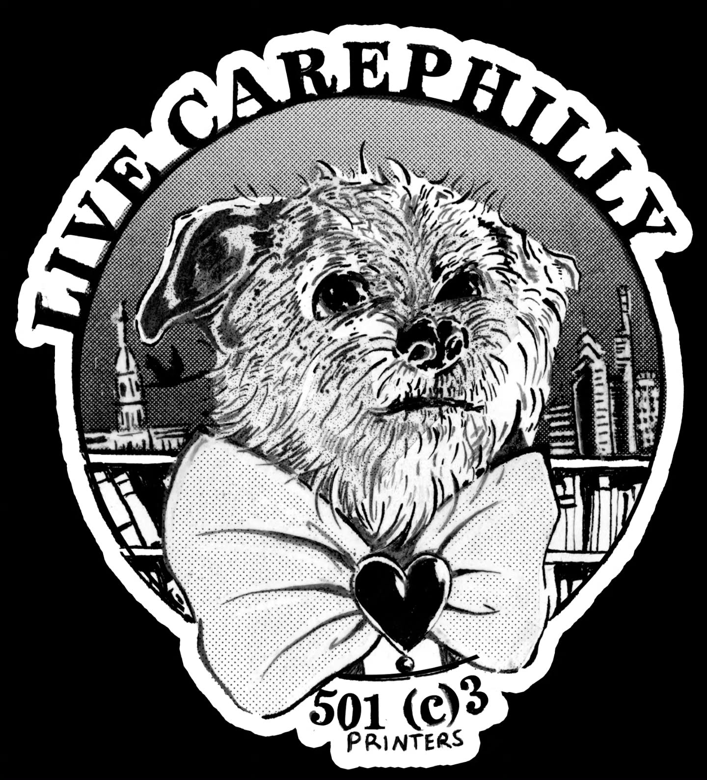 @livecarephilly logo I drew in a few days for trade.